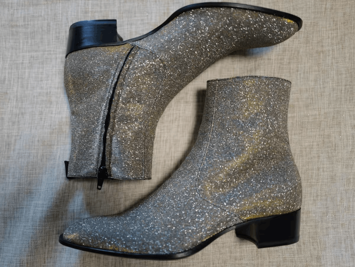 Saint Laurent Paris Sz 43 Saint Laurent Paris 14AW Wyatt 40 Shinning Boots Size US 10 / EU 43 - 1 Thumbnail