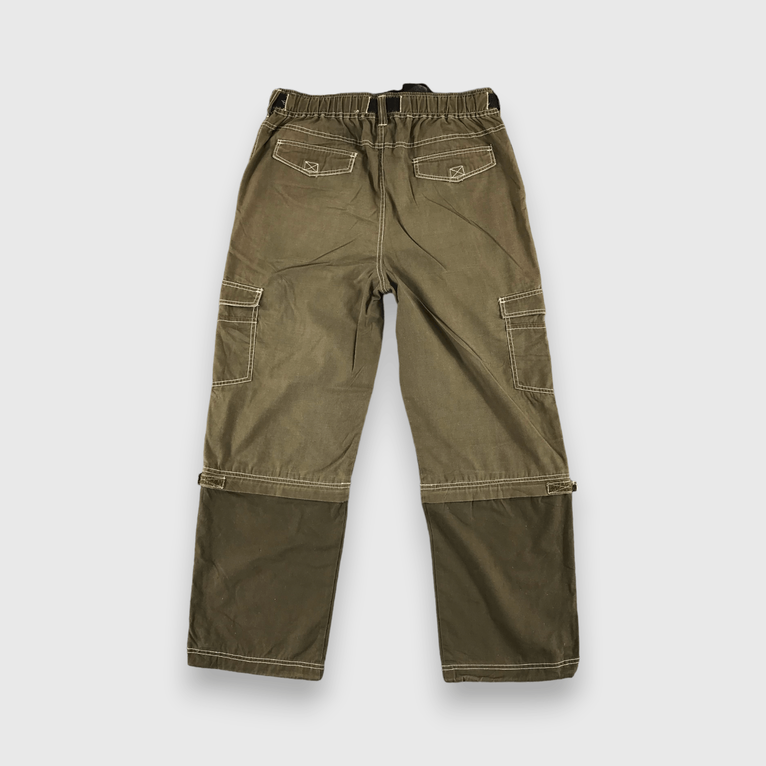 Japanese Brand Bad Boy Multi Pocket Parachute Cargo Pant-J221 Size US 34 / EU 50 - 2 Thumbnail
