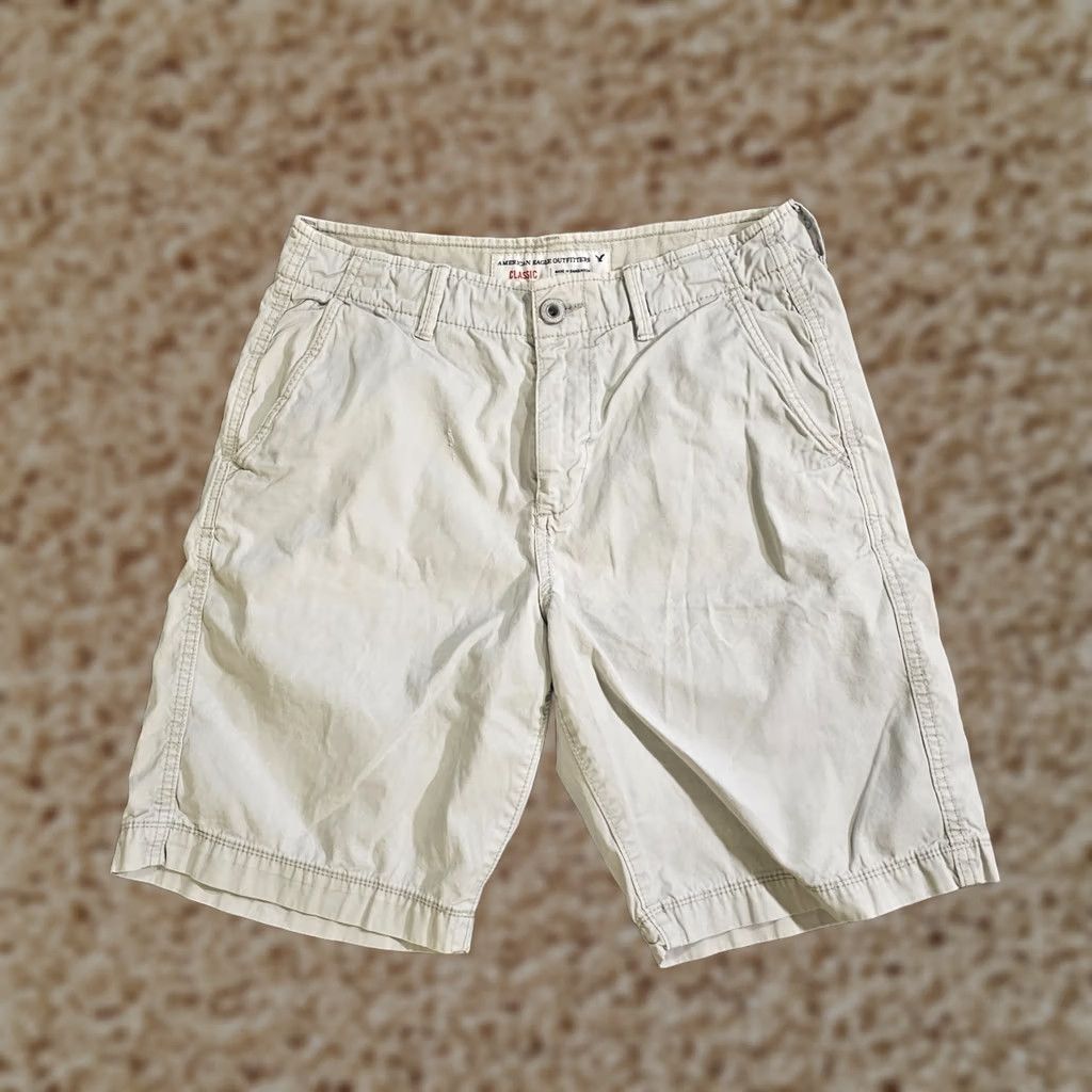 American Eagle Outfitters American Eagle Outfitters Shorts Mens 30 Beige Khaki Classic Hiking Outdoors 10 Inch Inseam Mens Size US 30 / EU 46 - 1 Thumbnail