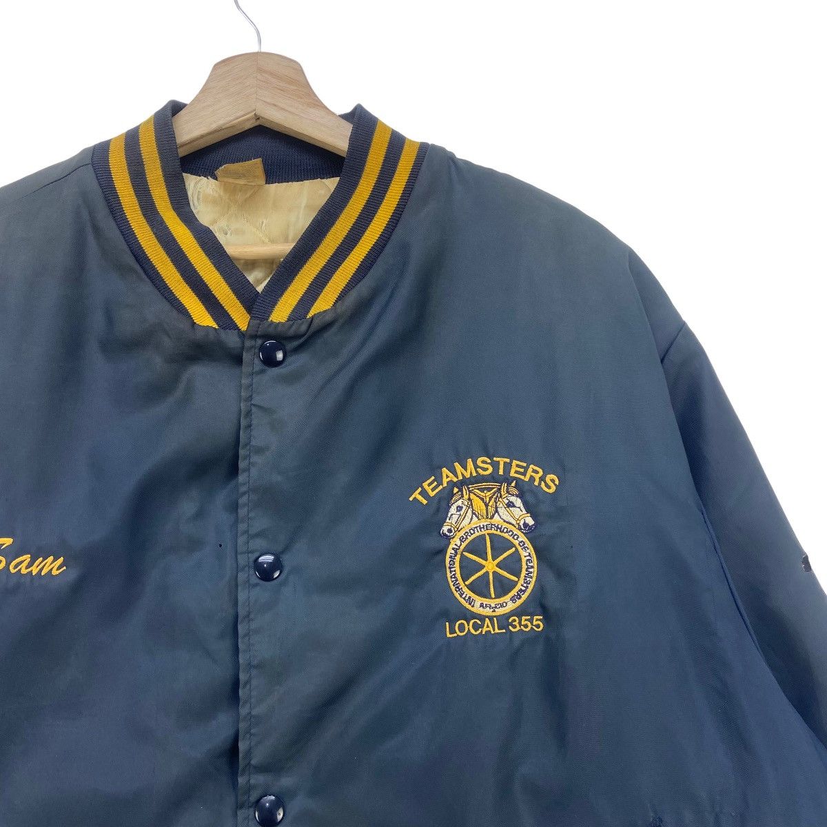 Vintage Vtg Teamsters Local 355 Baltimore International Brotherhood Size US XL / EU 56 / 4 - 5 Thumbnail