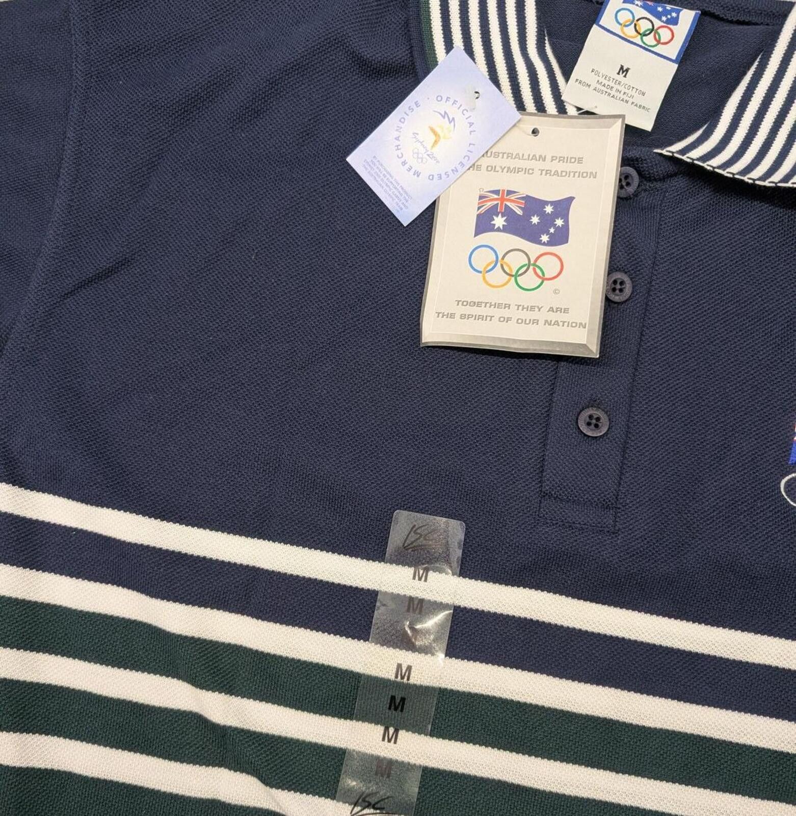 Vintage Vintage Y2K 2000 Sydney Australia Summer Olympics Polo Shirt Size US M / EU 48-50 / 2 - 2 Thumbnail