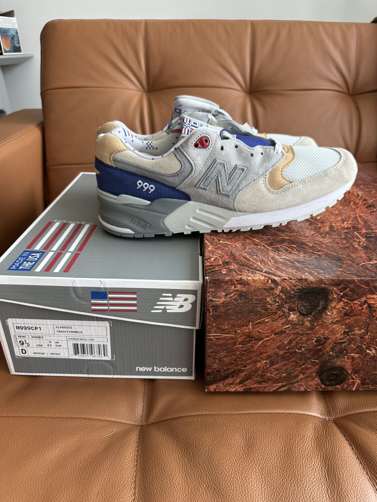 Casual Sneakers New Balance 999 Concepts Hyannis (blue) 999