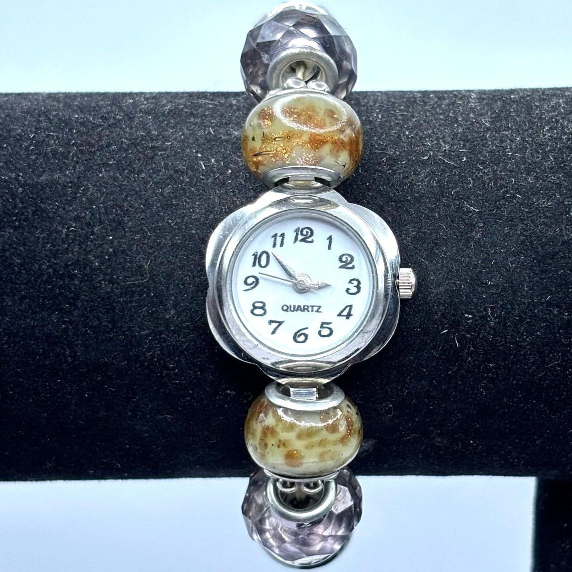 Other Silver & Brown Beaded Watch Size ONE SIZE - 2 Thumbnail