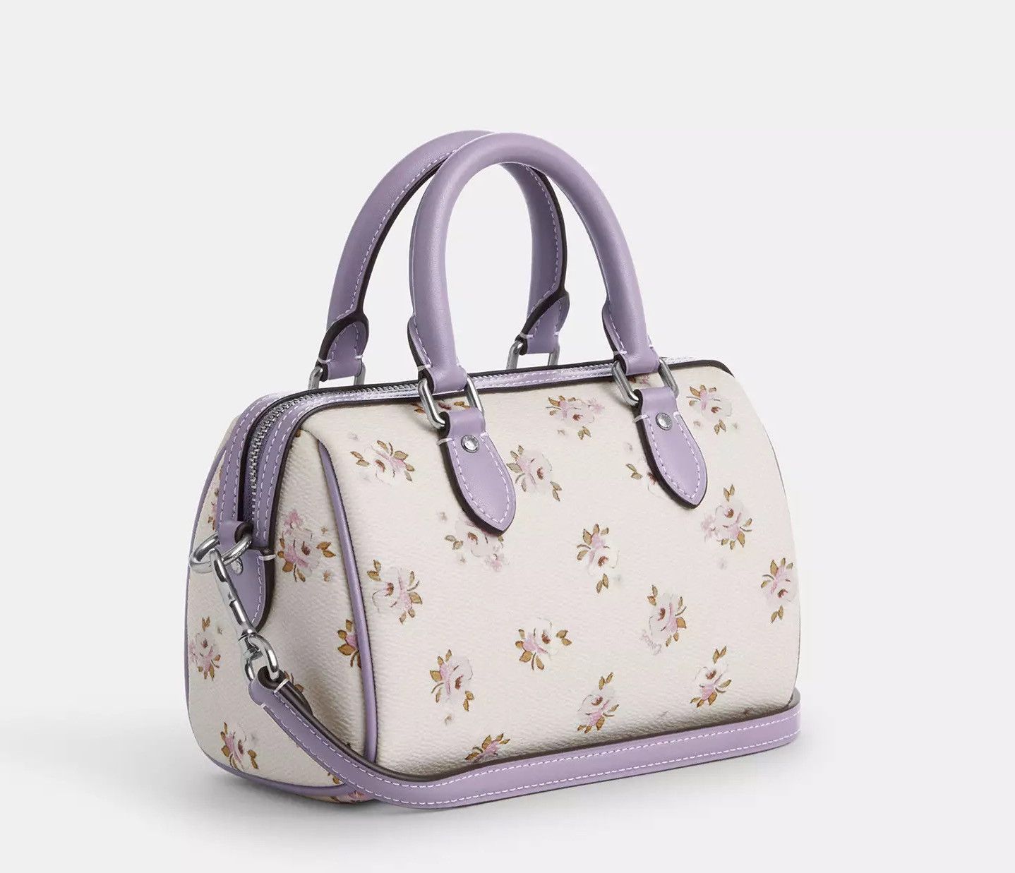 Coach NWT Coach Mini Rowan Crossbody Bag With Floral Print CAL69 Size ONE SIZE - 12 Thumbnail