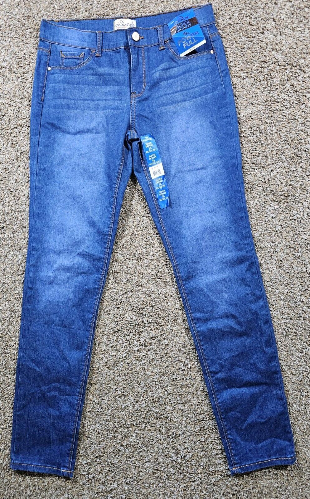 Jordache Jordache super skinny 16 Regular jeans NWT Size 38" / US 16 / IT 52 - 1 Thumbnail