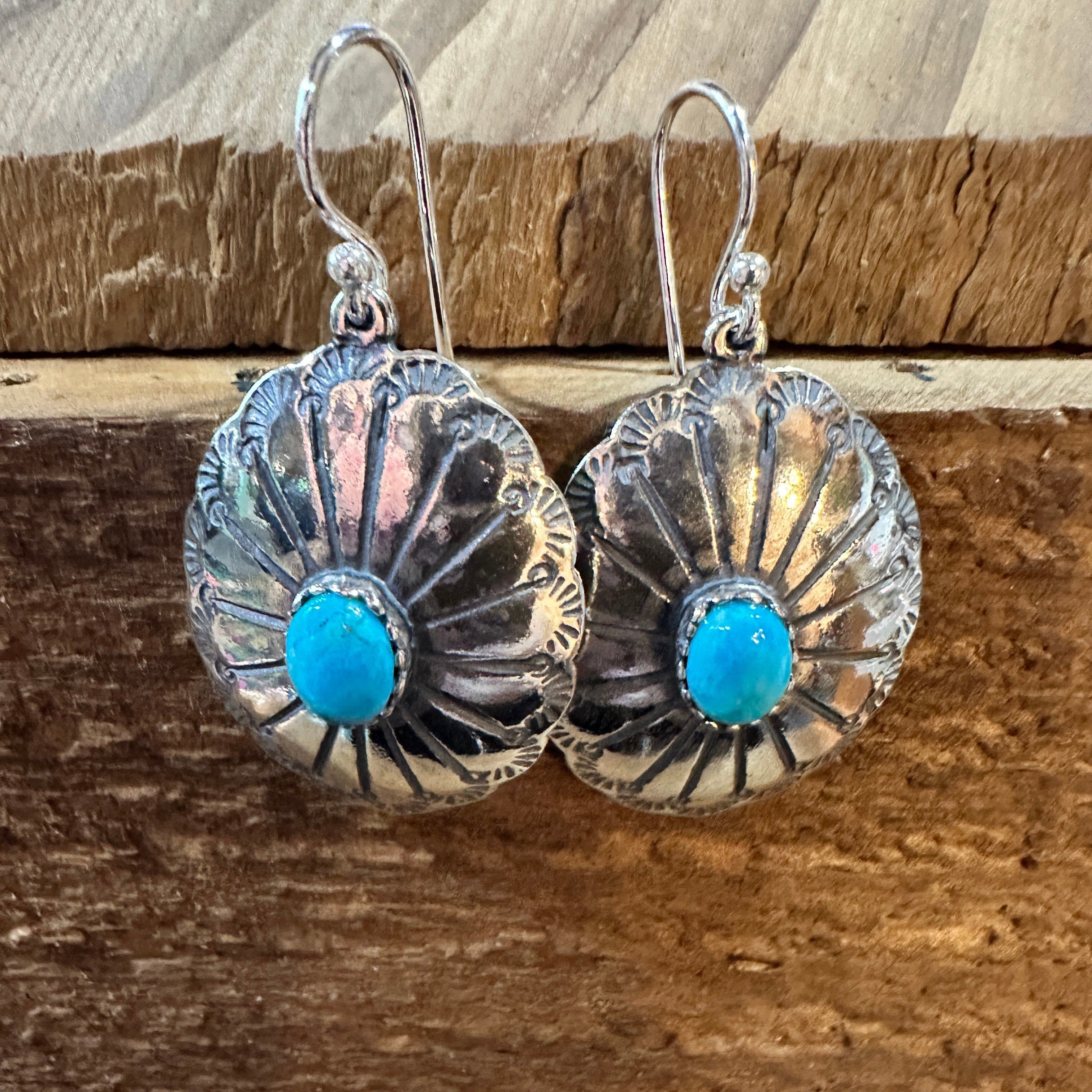 Other Turquoise Dreamcatcher Earrings in Sterling Silver Size ONE SIZE - 1 Thumbnail