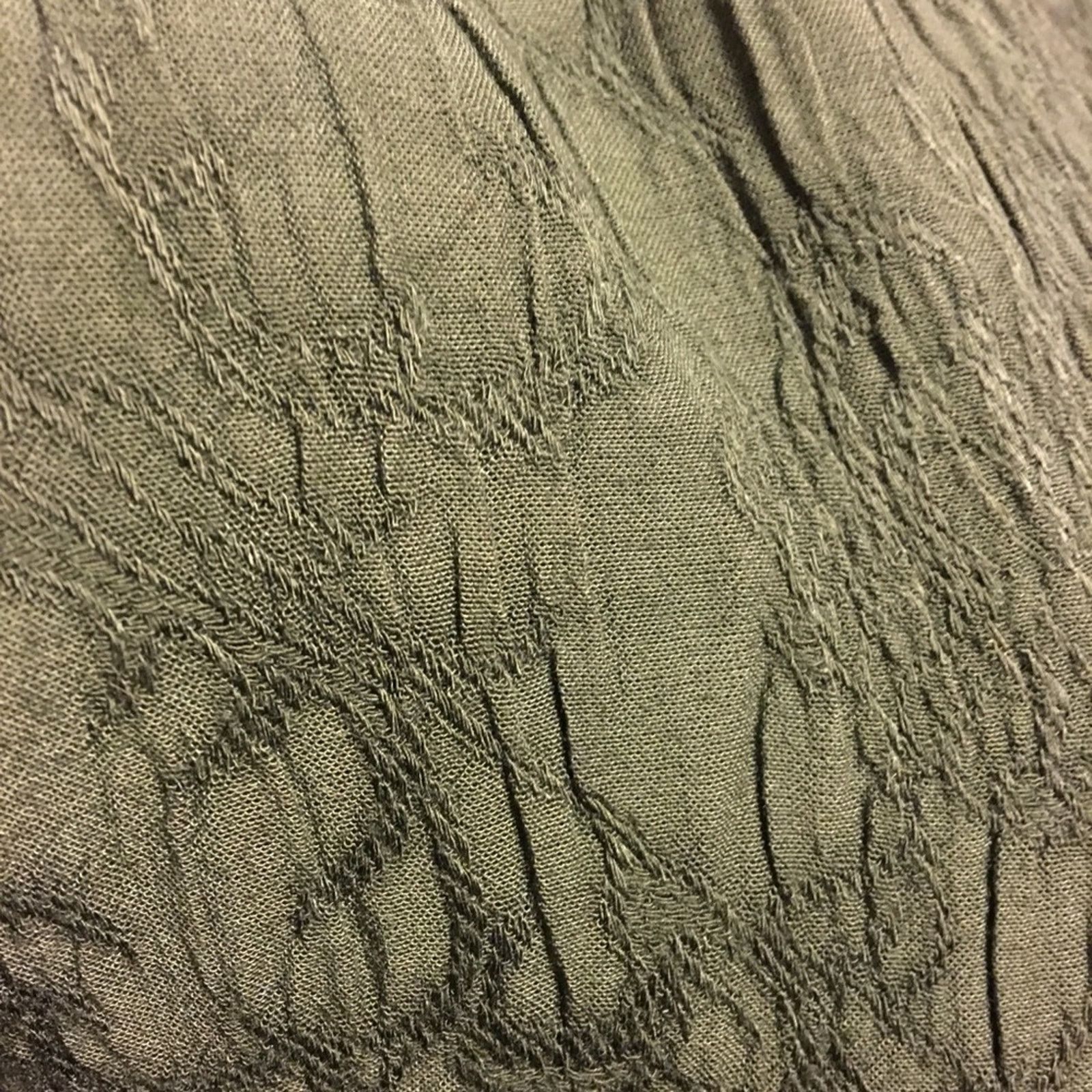 Other Erin London Green Textured crinkled pants XL Size 33" - 7 Thumbnail