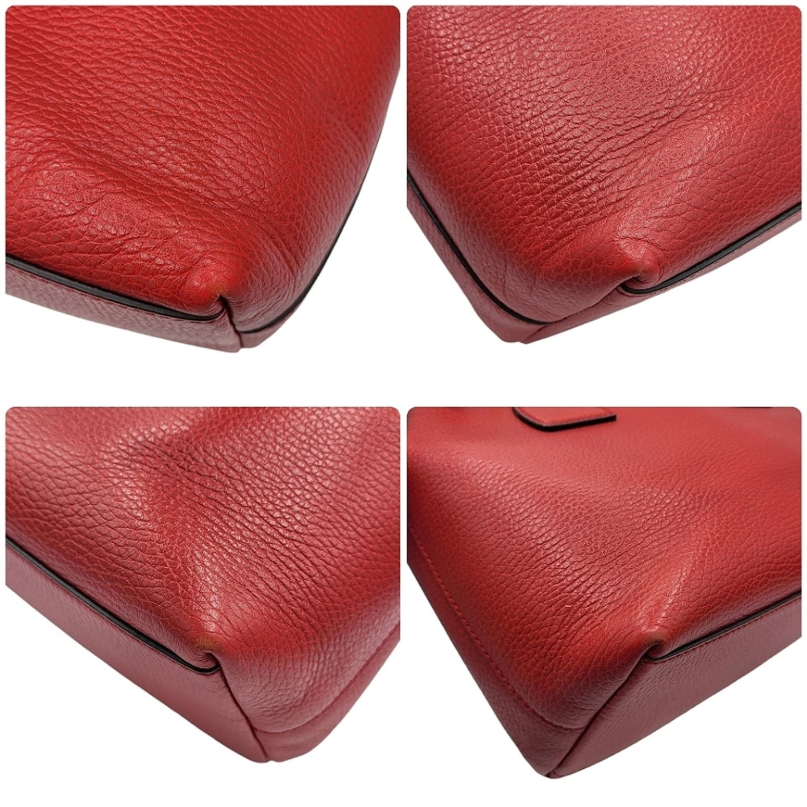 Gucci Gucci Interlocking GG Charm Pebbled Leather Satchel Bag Size ONE SIZE - 13 Thumbnail
