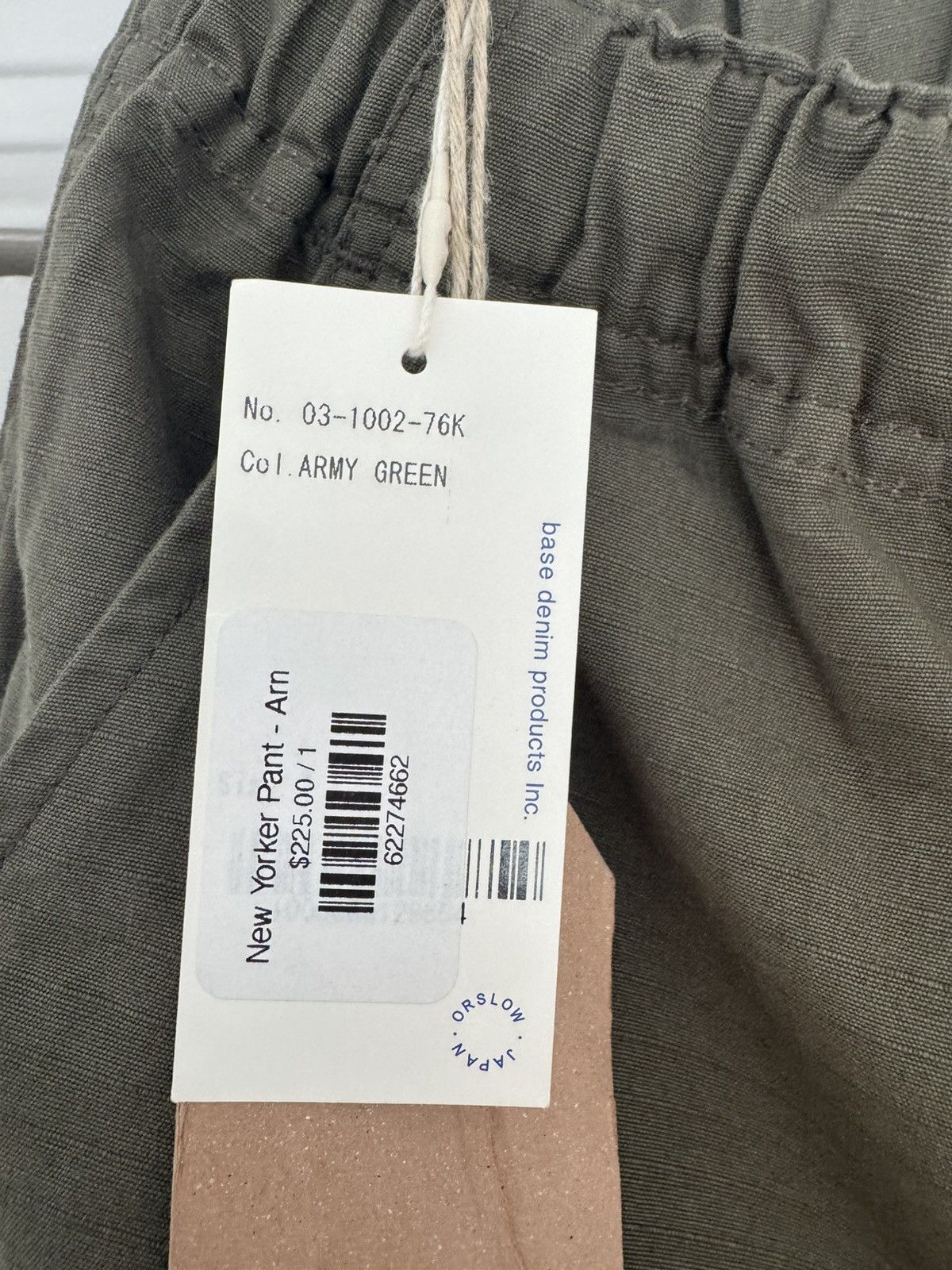 Orslow Orslow 1/Small New Yorker Pants Green Ripstop Elastic Waist Size US 30 / EU 46 - 4 Thumbnail