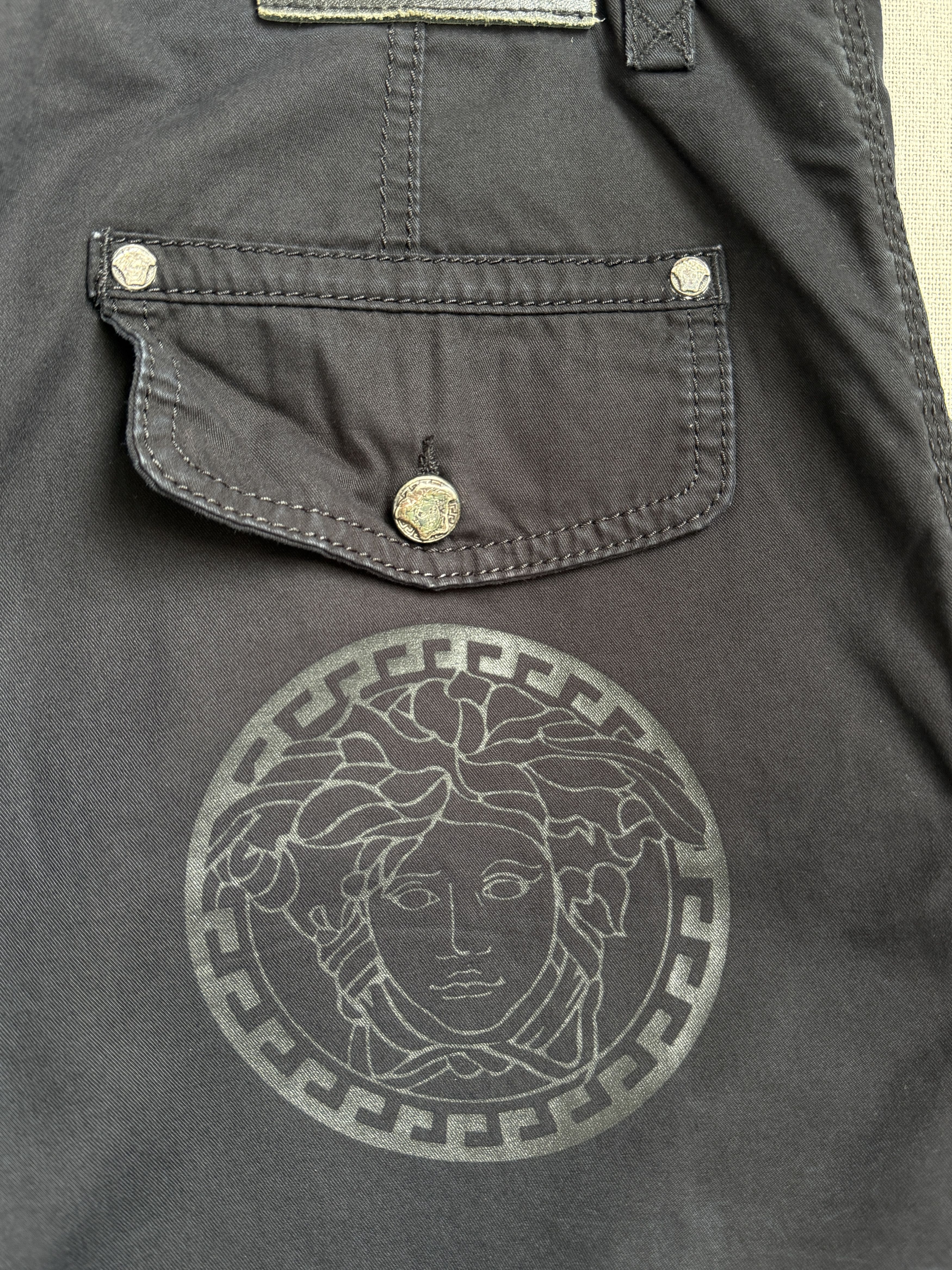 Versace Vintage y2k Versace Jeans Couture Medusa Logo Cargo Pants Size US 36 / EU 52 - 5 Thumbnail