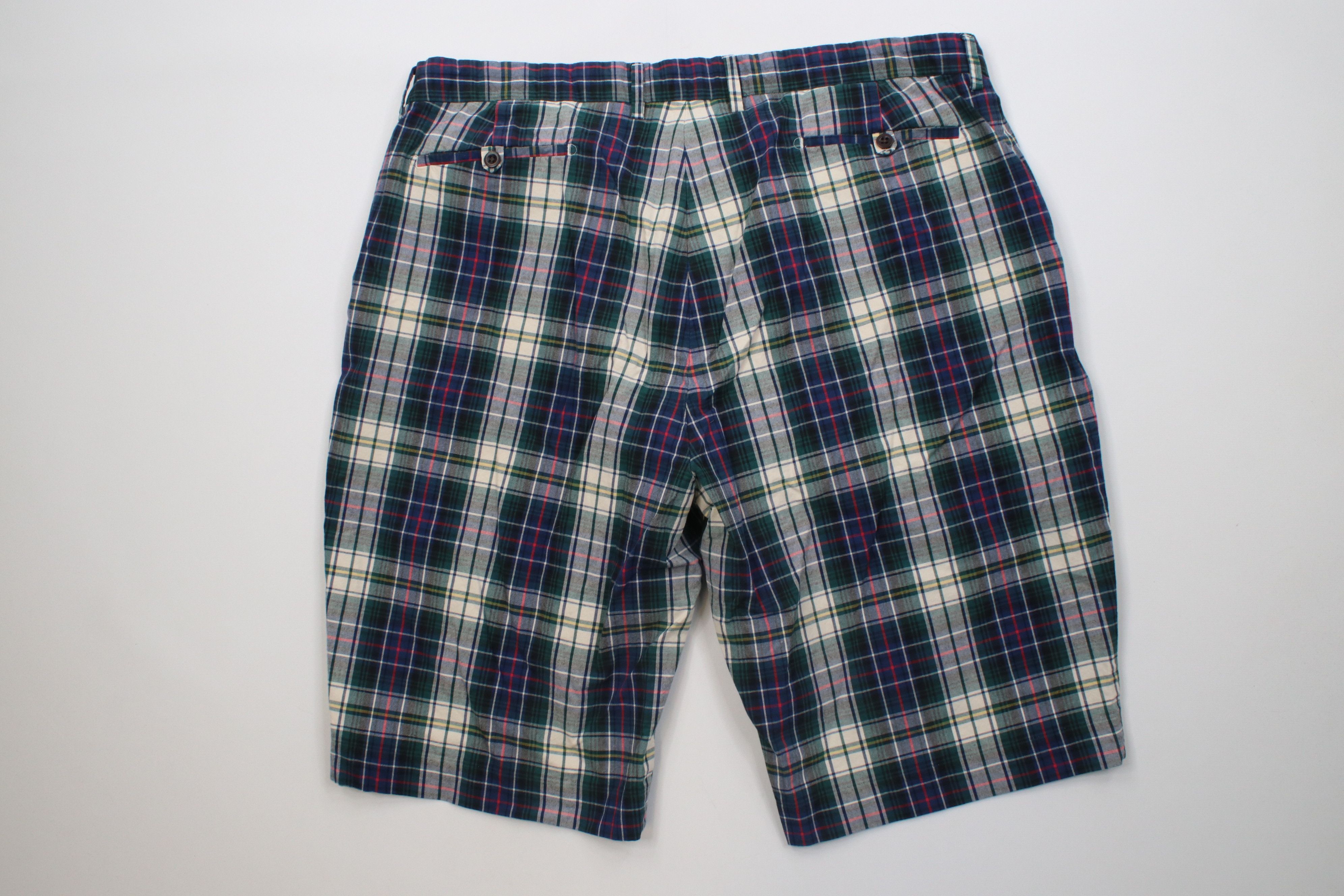 Polo Ralph Lauren Vintage 90s Ralph Lauren Chino Golf Shorts Cotton Plaid Size US 40 / EU 56 - 8 Thumbnail