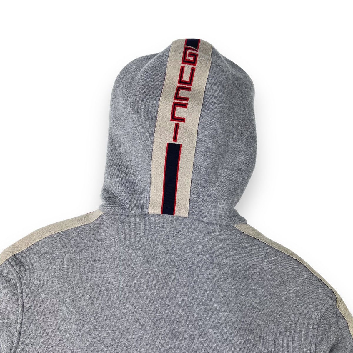 Gucci Gucci Banded Grey Hoodie Size US M / EU 48-50 / 2 - 2 Thumbnail