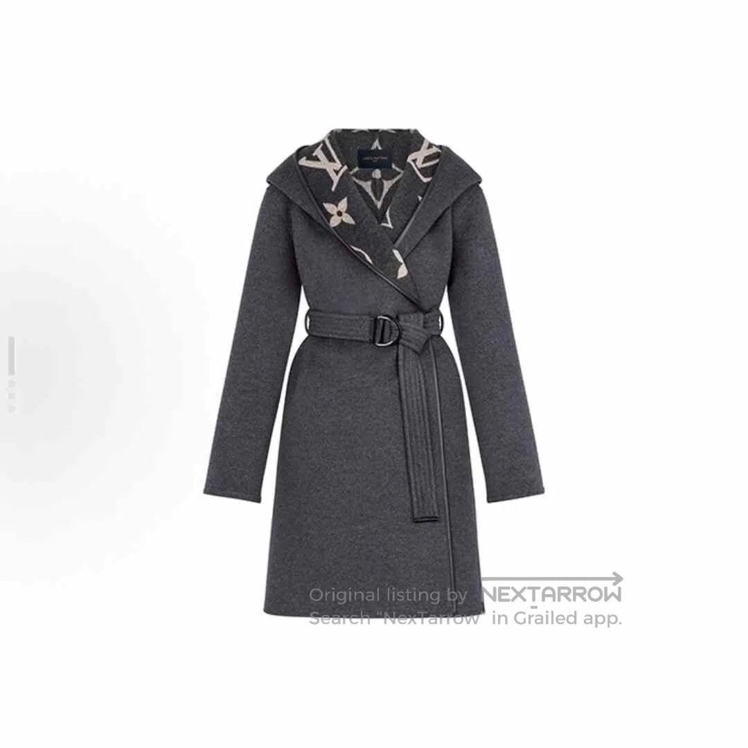 Louis Vuitton Louis Vuitton Wrap Hooded Belted Coat. Size S / US 4 / IT 40 - 1 Thumbnail