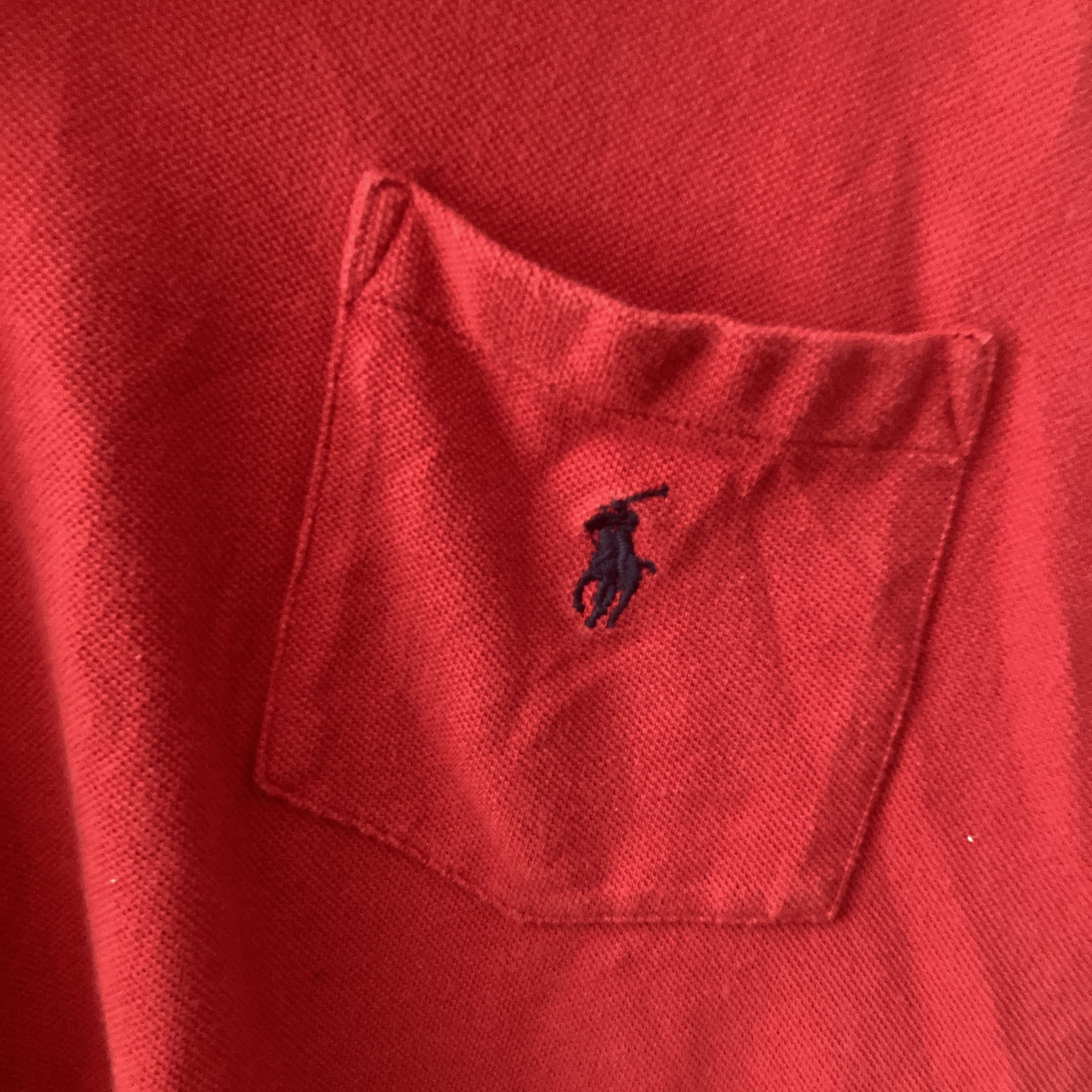 Polo Ralph Lauren × Ralph Lauren × Vintage Pocket Polo Knit Short Sleeve Shirt Size US L / EU 52-54 / 3 - 4 Thumbnail