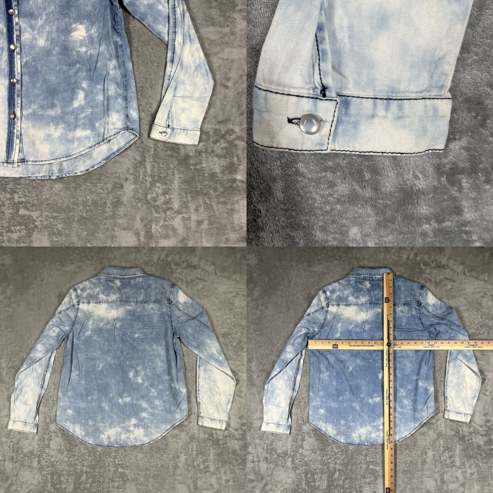 Vintage Toska Shirt Women Medium Long Sleeve Button-Up Blue 100% Cotton Classic/Fitted Sleeve Casual Business Workwear Size M / US 6-8 / IT 42-44 - 8 Thumbnail