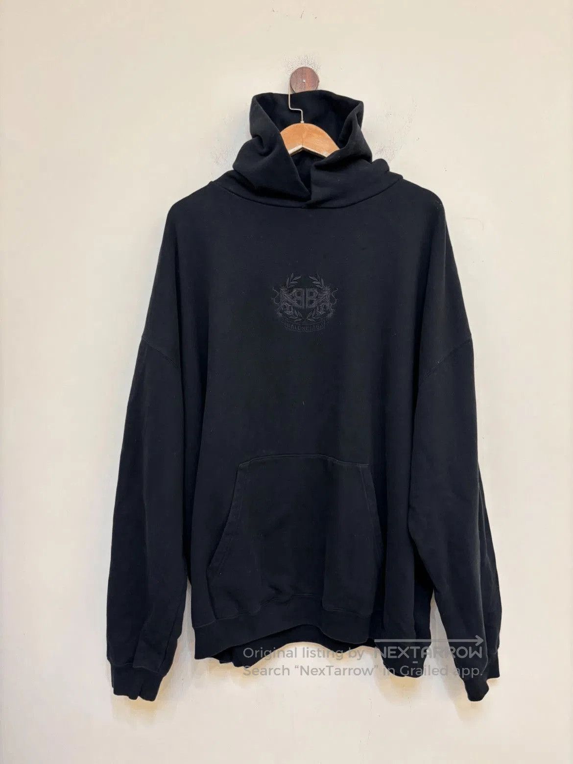 Balenciaga Balenciaga Logo Stitches Oversized Hoodie. Size US S / EU 44-46 / 1 - 1 Thumbnail