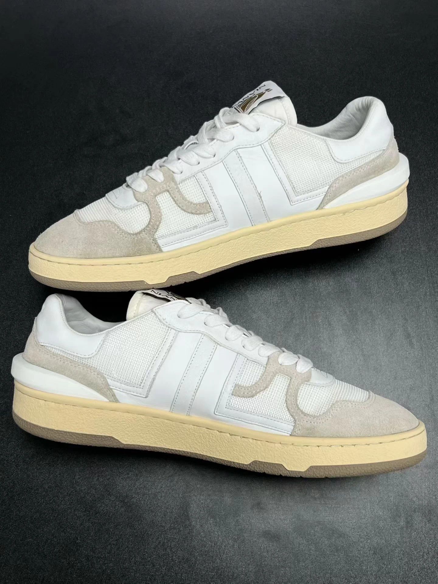 Lanvin Lanvin Clay Low Top Sneaker White Size 44 Like New Size US 11 / EU 44 - 6 Thumbnail