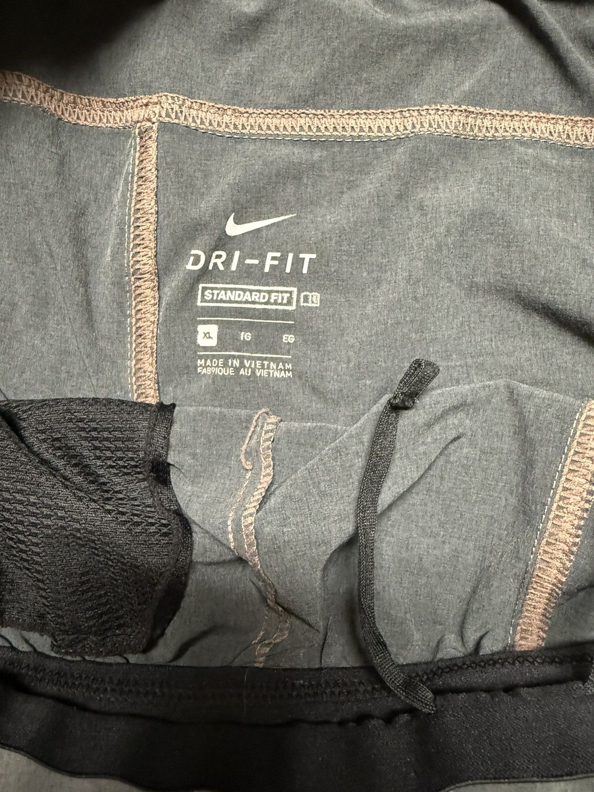 Nike Nike DriFit Basketball Workout Shorts Grey sz XL Extra Large Size US 38 / EU 54 - 3 Thumbnail