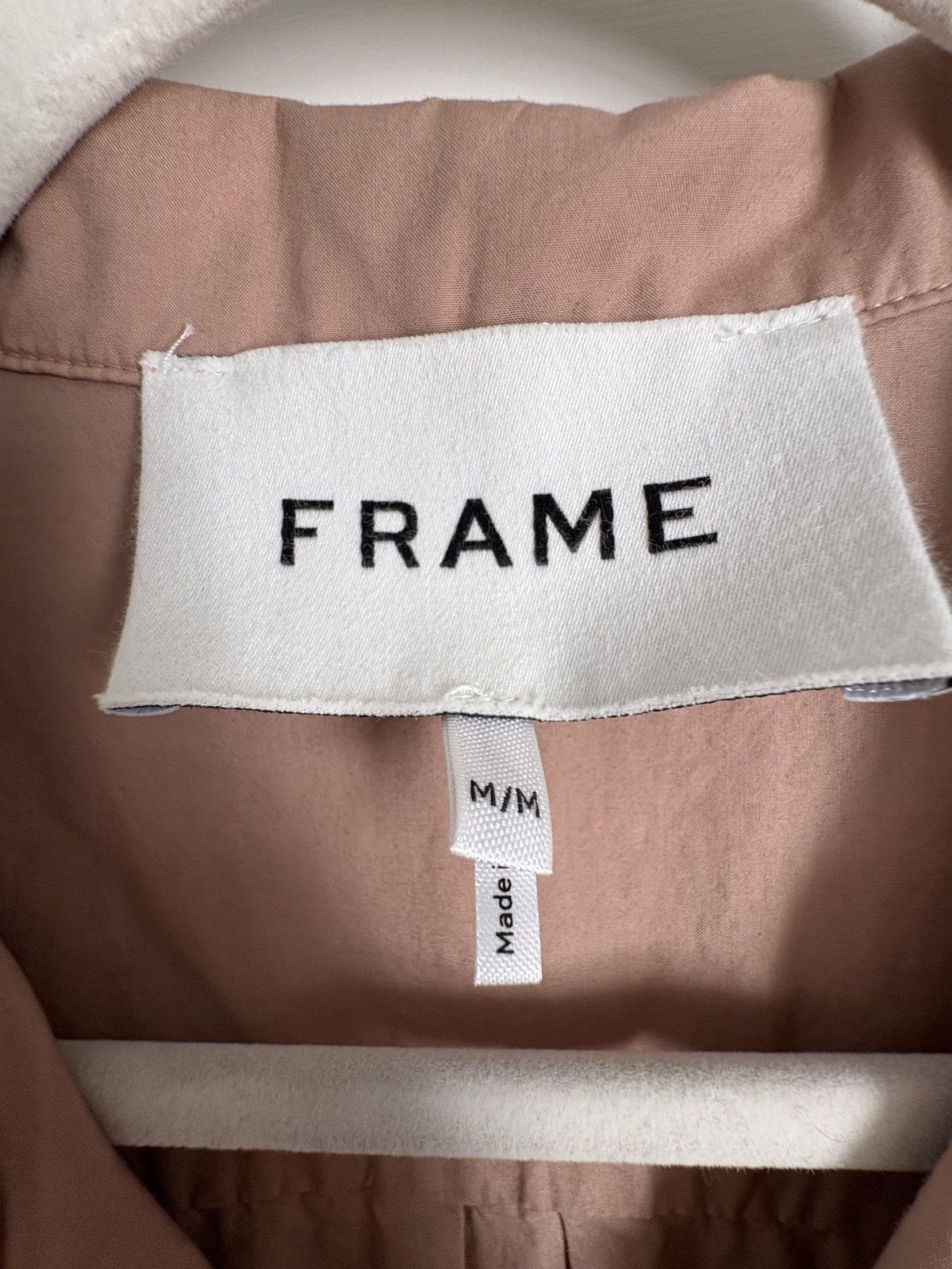 Frame Frame Powder Brick Beige Camp Collar Short Sleeve Shirt Med Size US M / EU 48-50 / 2 - 4 Thumbnail