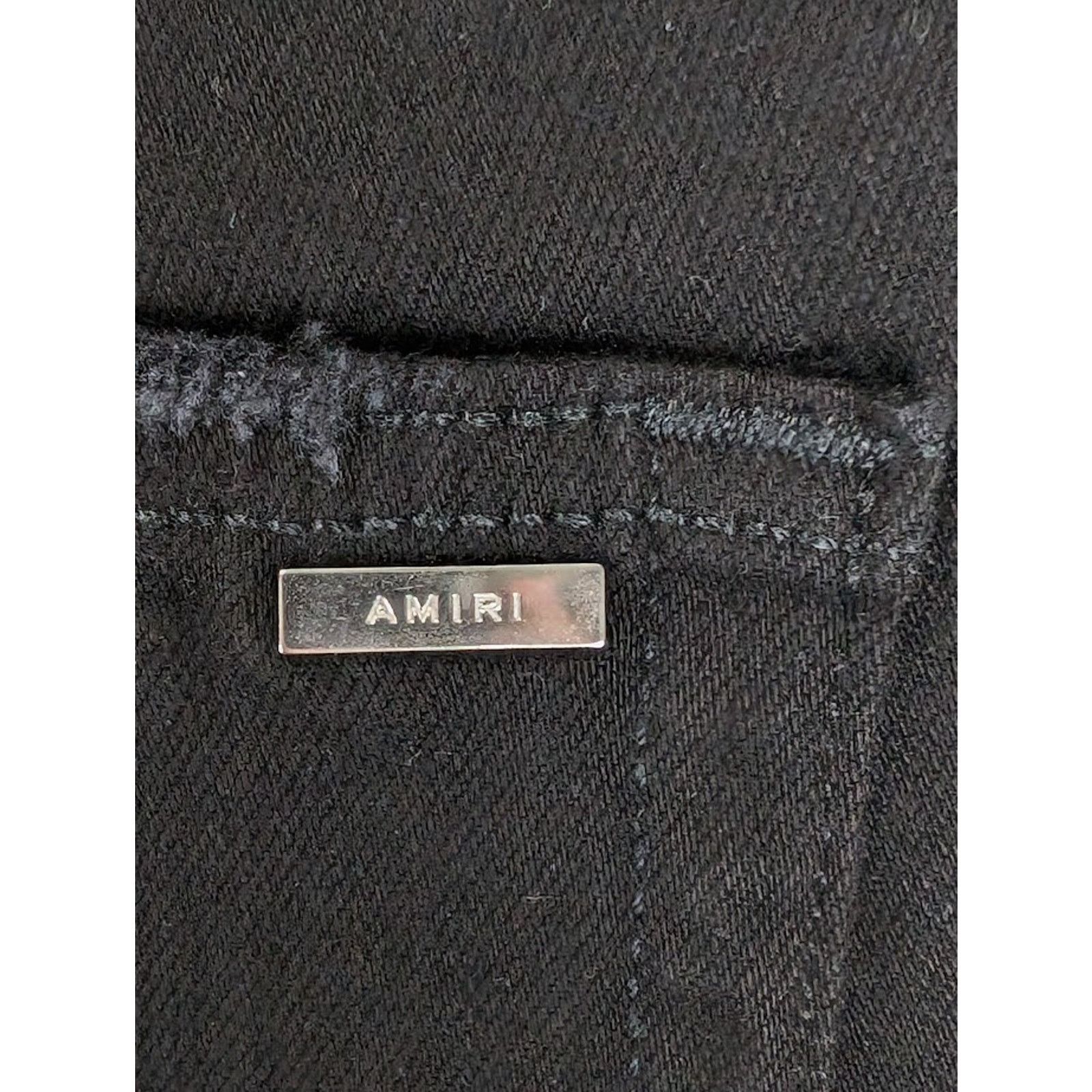 Amiri o1rshd1 Bones Jeans in Black/Gold Size US 38 / EU 54 - 18 Thumbnail