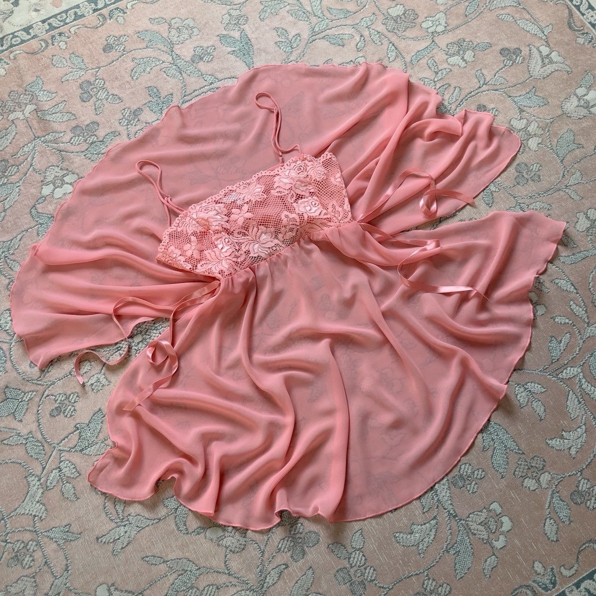 Victoria's Secret Victoria’s Secret Pink Chiffon Slip Dress (XS–S) Size S / US 4 / IT 40 - 11 Thumbnail