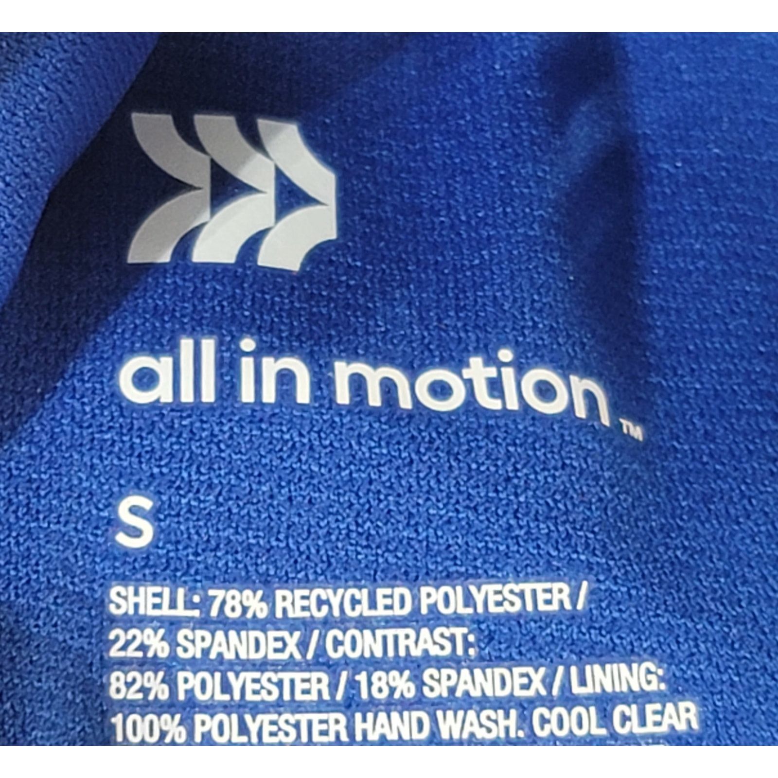 Other All In Motion Blue Racerback Swim Top Or Workout Bra Small Size ONE SIZE - 4 Thumbnail