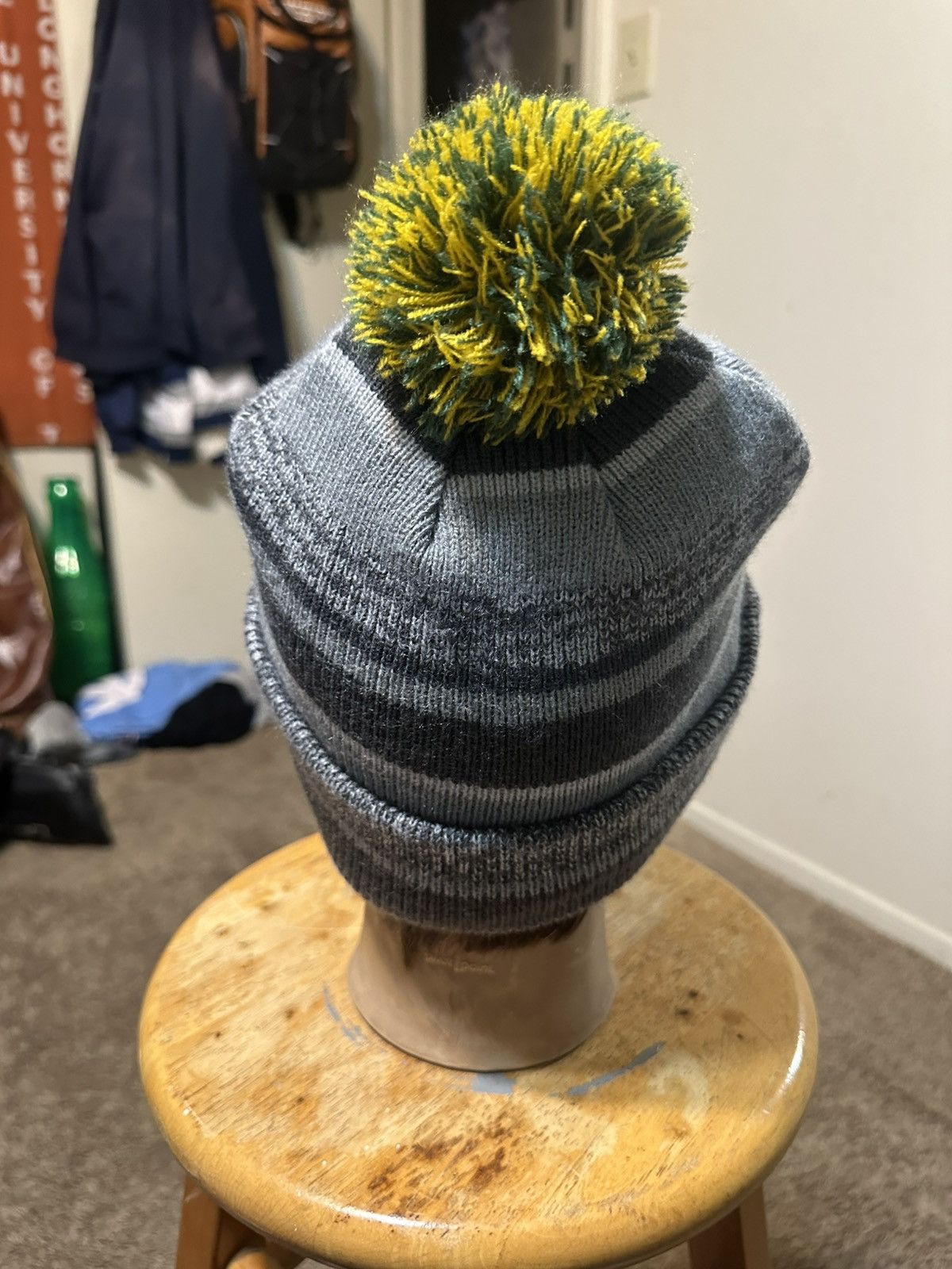 NFL Vintage NFL New Era Green Bay Packers “thick” beanie 00s Size ONE SIZE - 4 Thumbnail