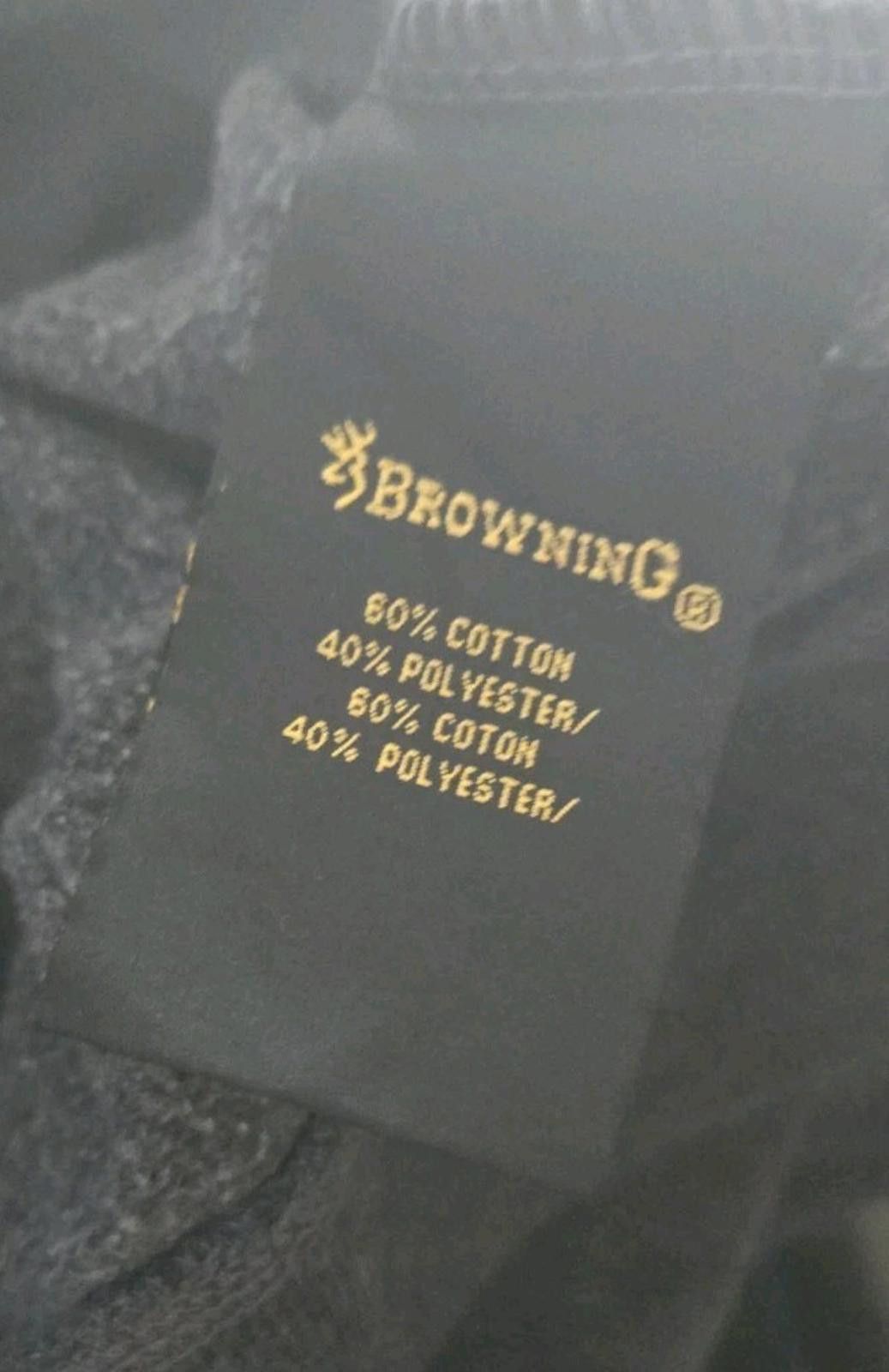 Other Hunt Browning Dark Gray Hoodie L Hunting American Flag Ho Size US L / EU 52-54 / 3 - 6 Thumbnail