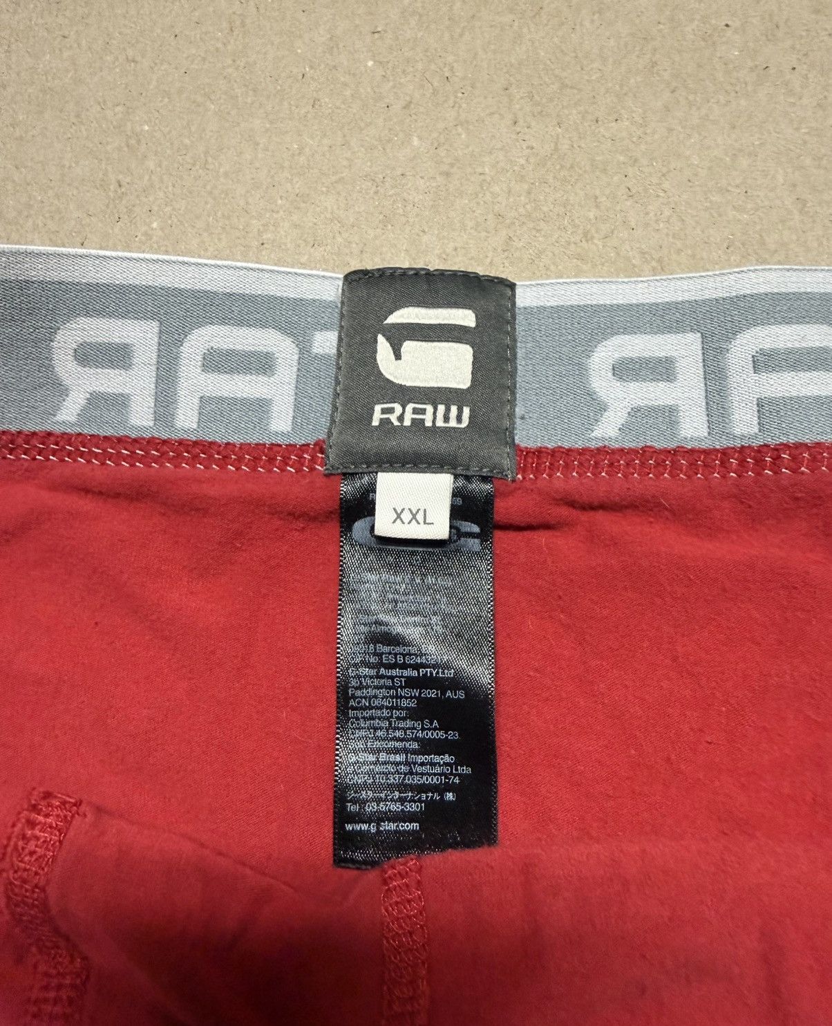 G-Star G-Star Raw Boxer Briefs red Underwear size XXL! Size 38 - 3 Thumbnail