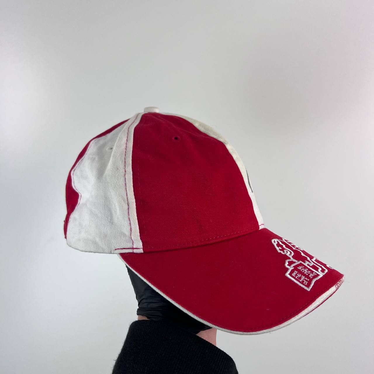 Other Vintage Racing Team Signed Baseball Cap Red White Size ONE SIZE - 3 Thumbnail