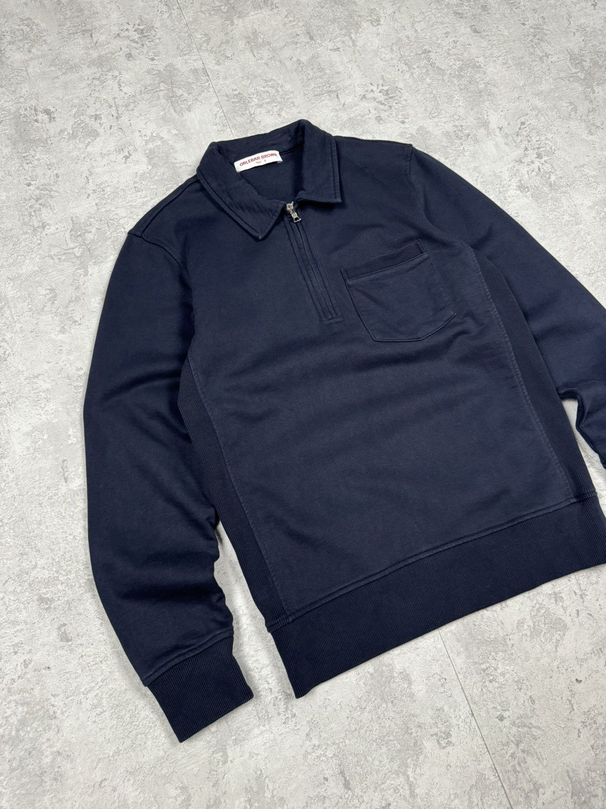 Orlebar Brown Orlebar Brown 1/4 Zip Sweatshirt Pocket Size S Size US S / EU 44-46 / 1 - 2 Thumbnail