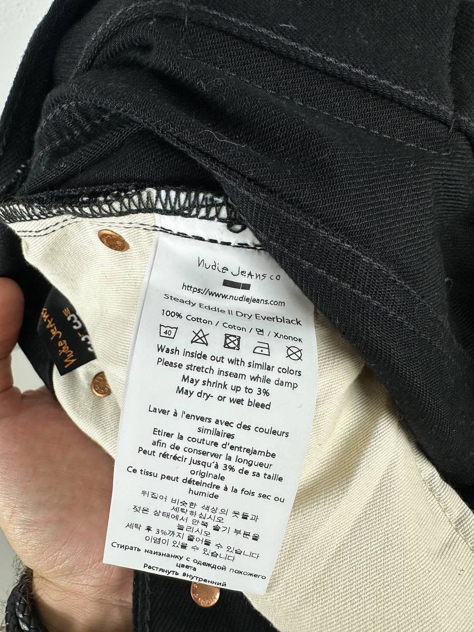 Nudie Jeans Nudie jeans black Size US 36 / EU 52 - 10 Thumbnail