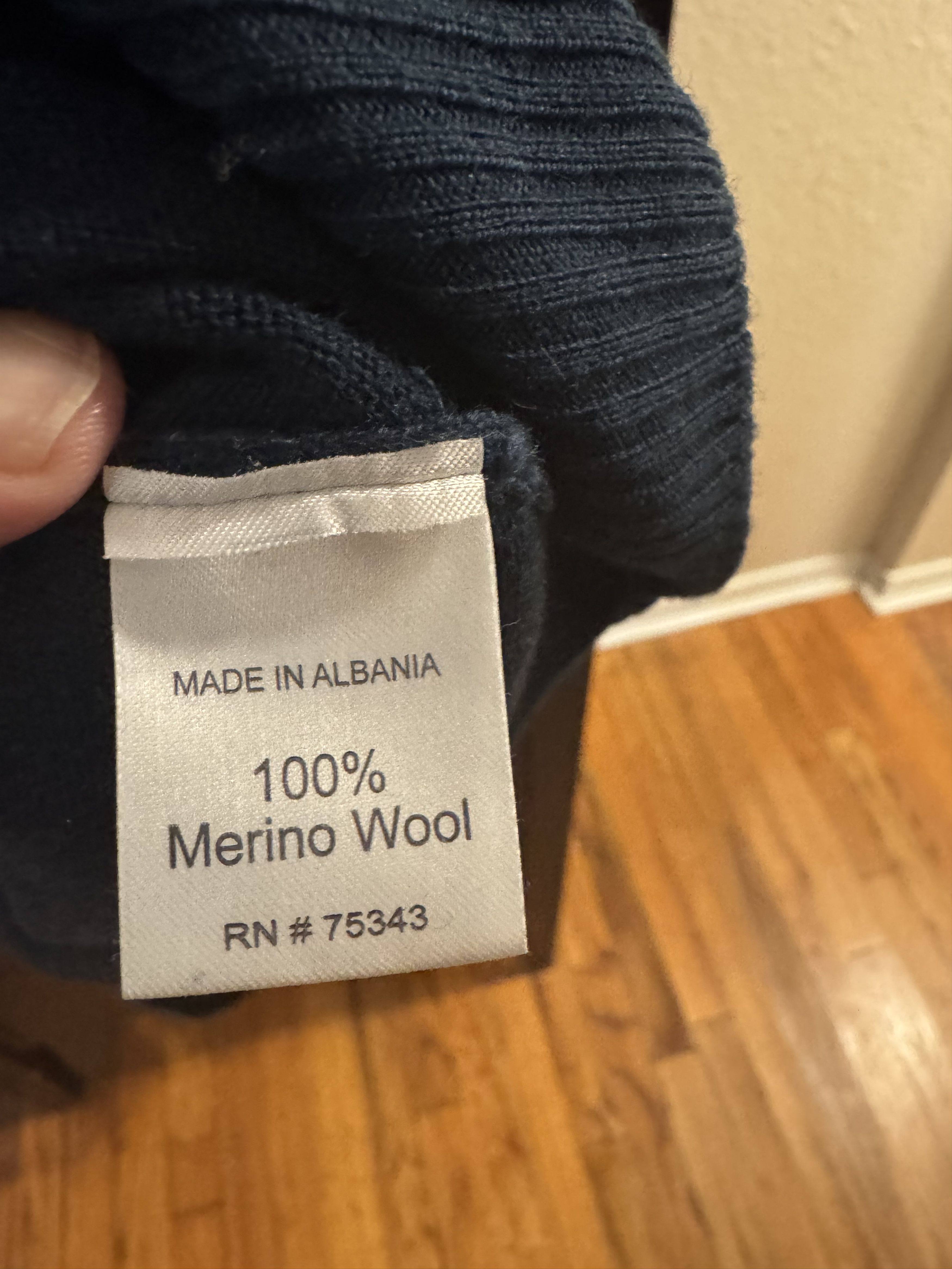 Other Franco Biagianti Dark Teal Merino Wool Sweater. Size US XL / EU 56 / 4 - 2 Thumbnail