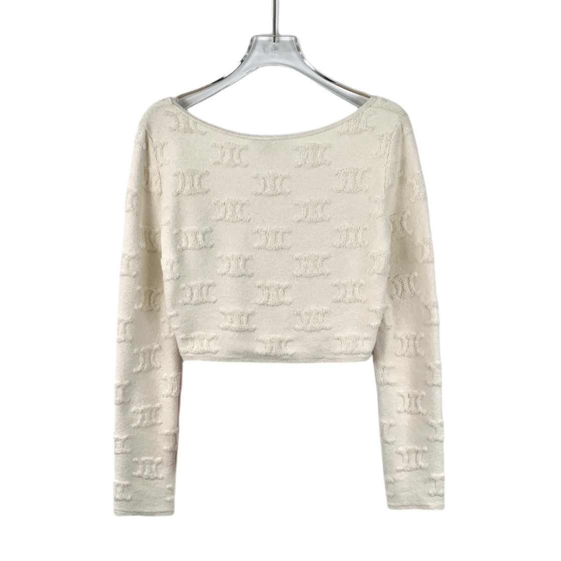 Celine Celine Knit Top with Triomphe Logo (Size S) Size S / US 4 / IT 40 - 8 Thumbnail