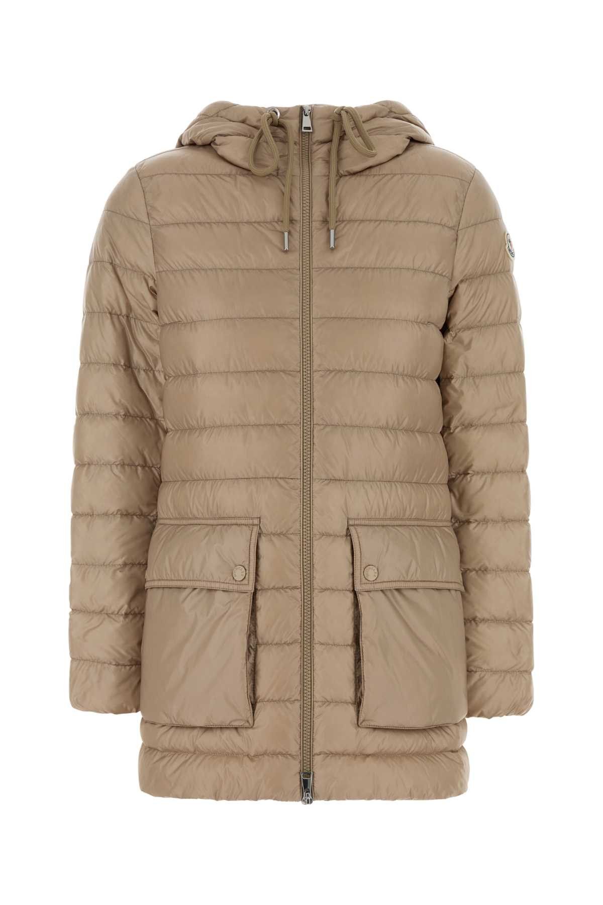 Moncler Cappuccino Nylon Jasmin Down Jacket Size XXL / US 16-18 / IT 52-54 - 1 Thumbnail