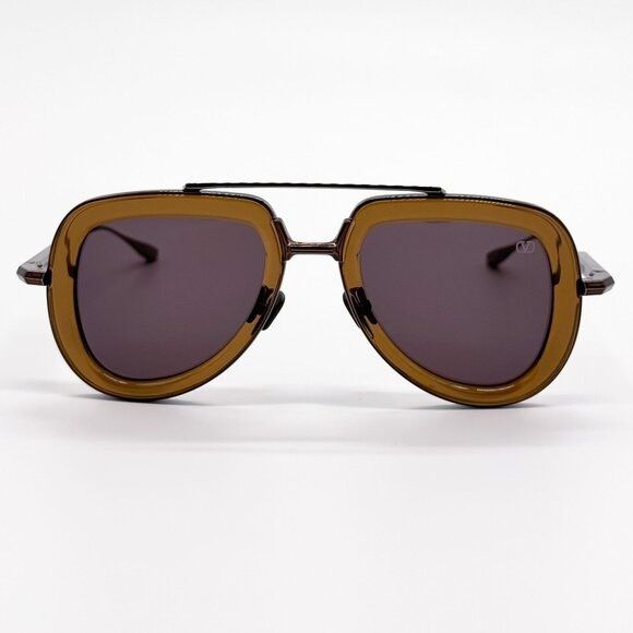 Valentino NEW VALENTINO SUNGLASSES VLS-129D BROWN MEN AVIATOR EYEWEAR Size ONE SIZE - 2 Thumbnail