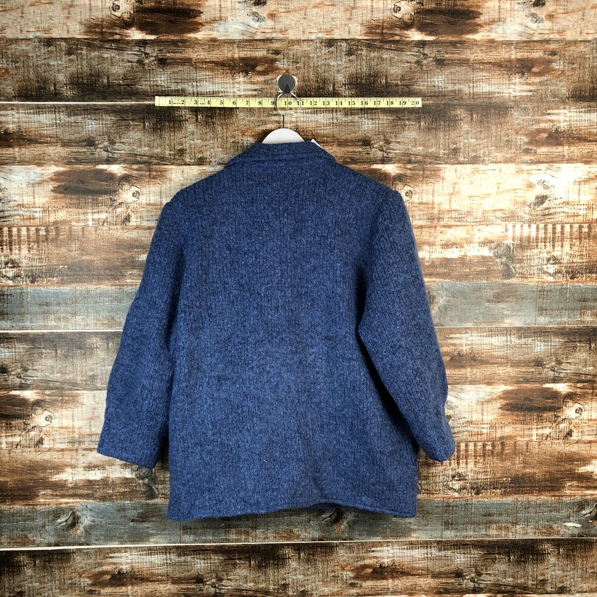 Japanese Brand Japanese Brand Blue indigo knitwear cardigan #A2461 Size US L / EU 52-54 / 3 - 10 Thumbnail