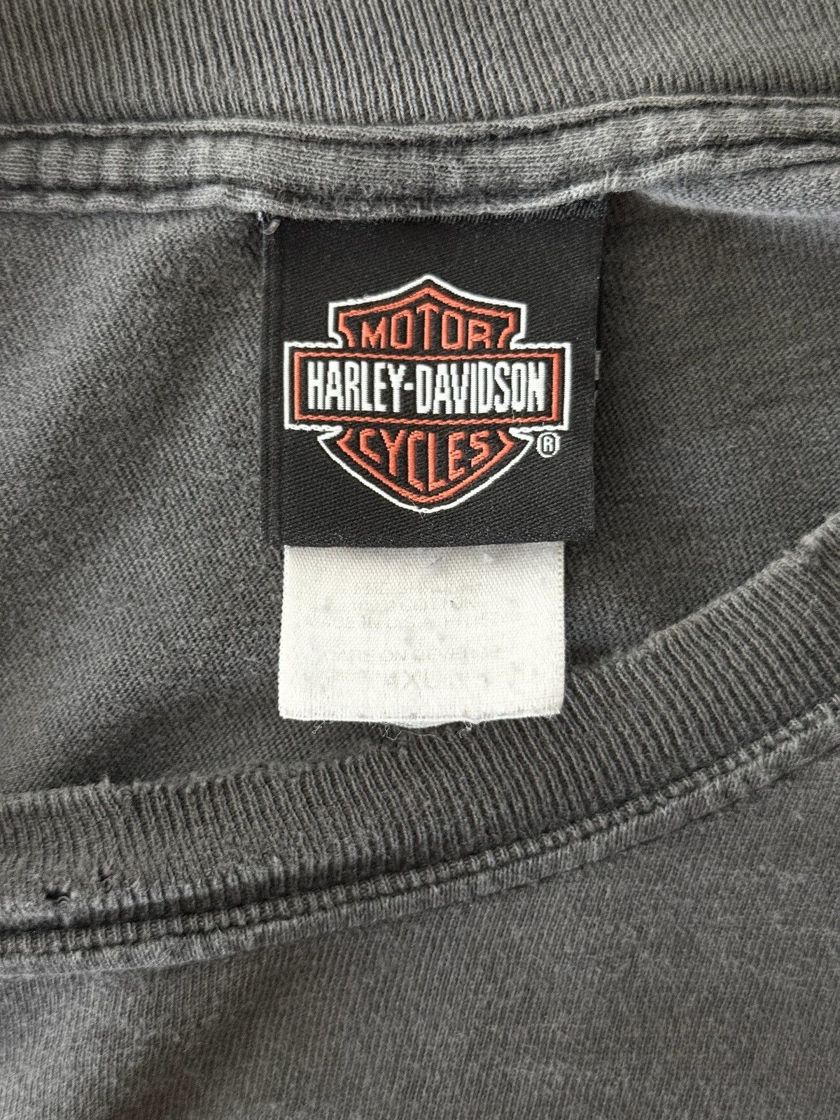 Harley Davidson RARE! 1990s Harley Davidson USA Eagle Distressed Tee Size US XXL / EU 58 / 5 - 13 Thumbnail