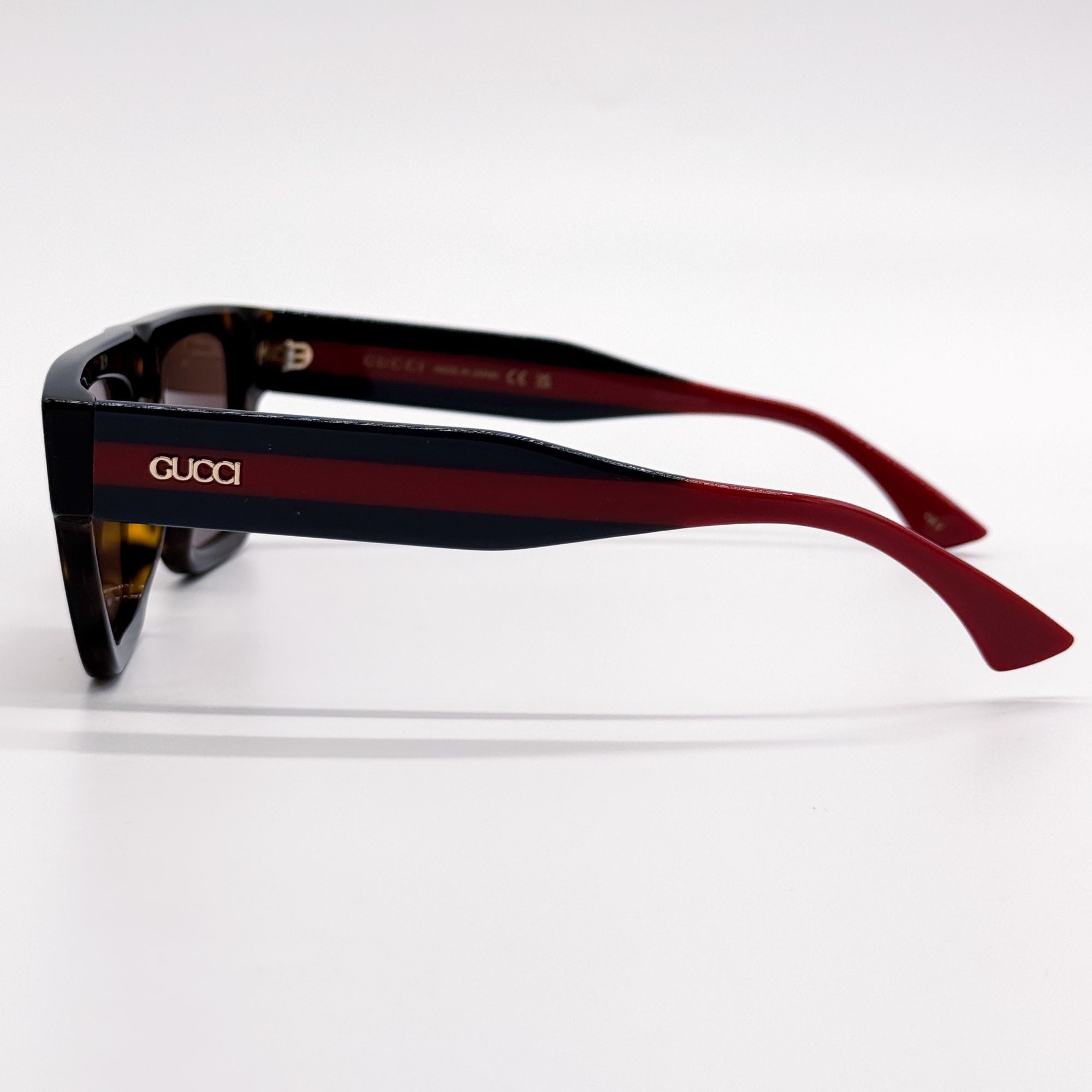 Gucci NEW GUCCI GG1868S 002 HAVANA BLUE RED UNISEX SUNGLASSES Size ONE SIZE - 8 Thumbnail