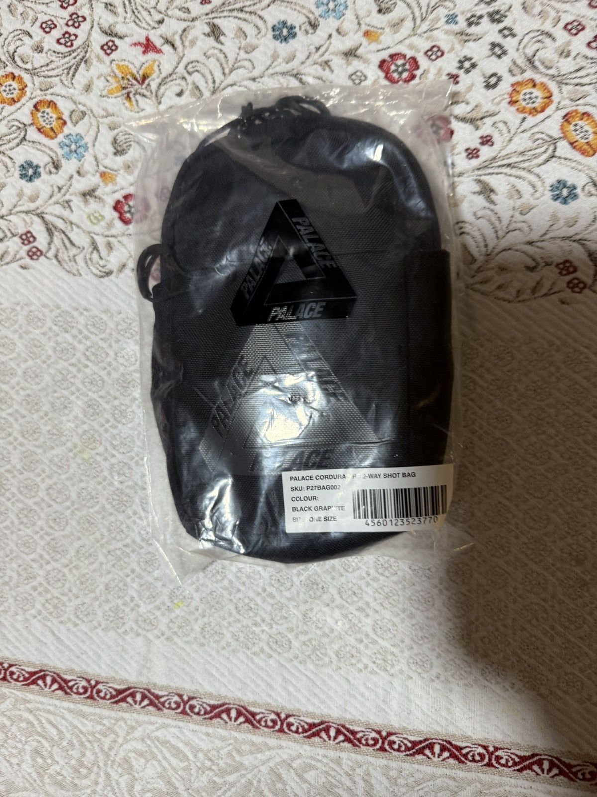 Palace Cordura RS 2-Way Shot Bag Black Graphite - 24FW