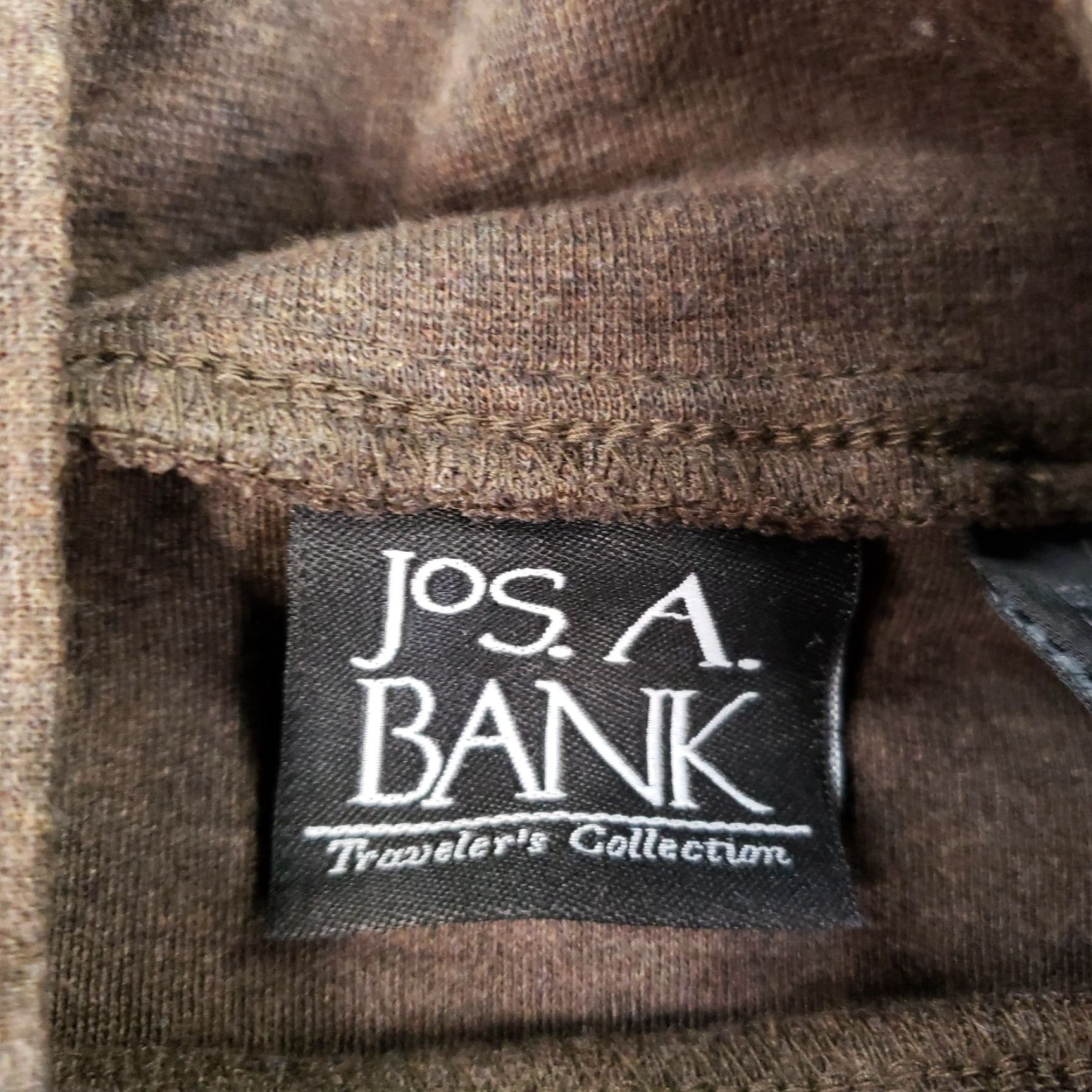 Jos. A. Bank Jos A Bank Sweater Mens Large Brown Pullover Lightweight Mock Neck Casual Size US L / EU 52-54 / 3 - 5 Thumbnail