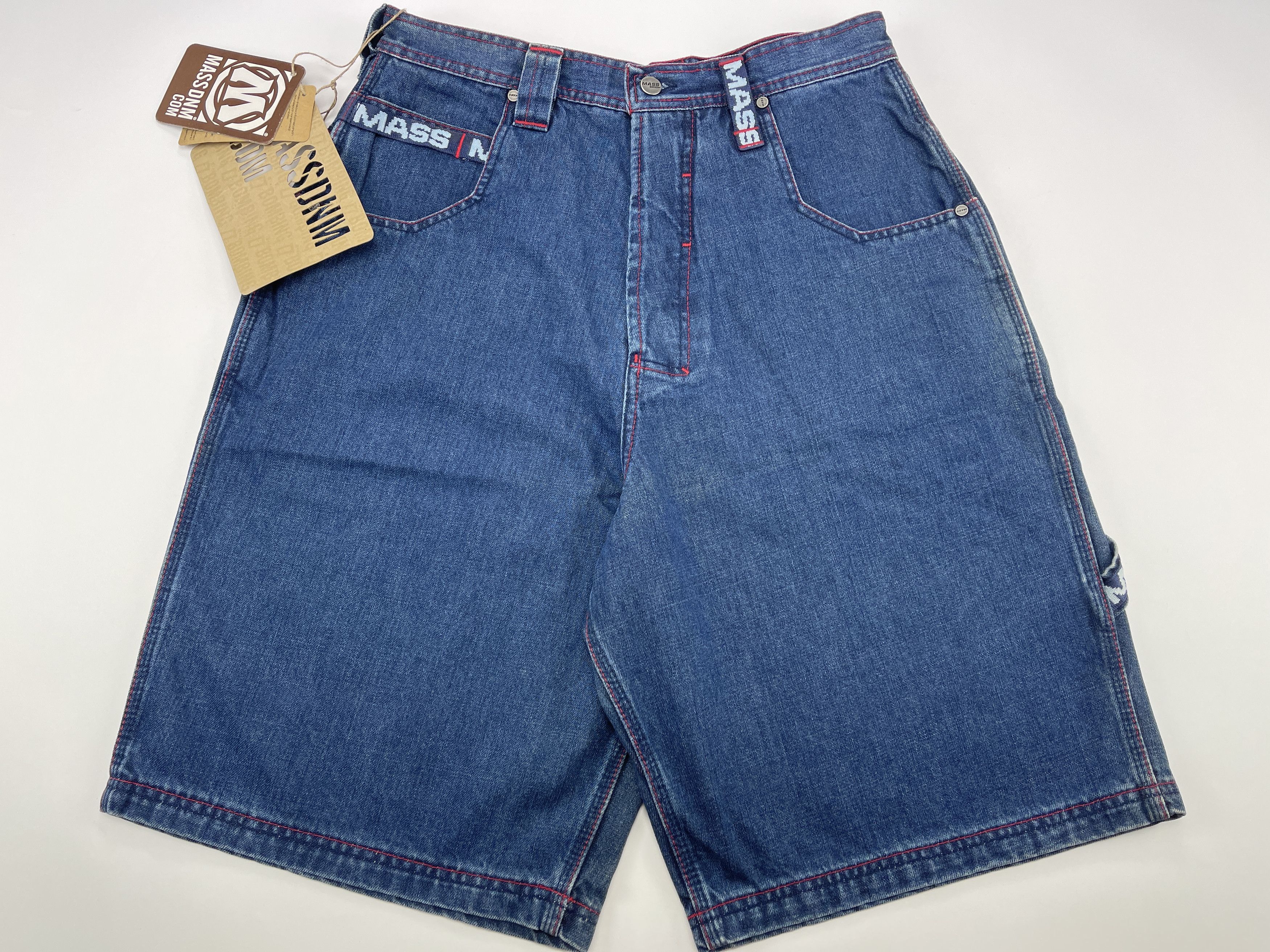 Vintage Mass DNM jeans shorts, vintage hip hop, 90s, skater, size 34 Size US 34 / EU 50 - 4 Thumbnail