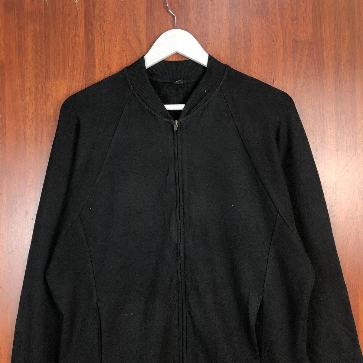 Uniqlo × Vintage Uniqlo Black Zipper Jacket #7550 Size US L / EU 52-54 / 3 - 2 Thumbnail
