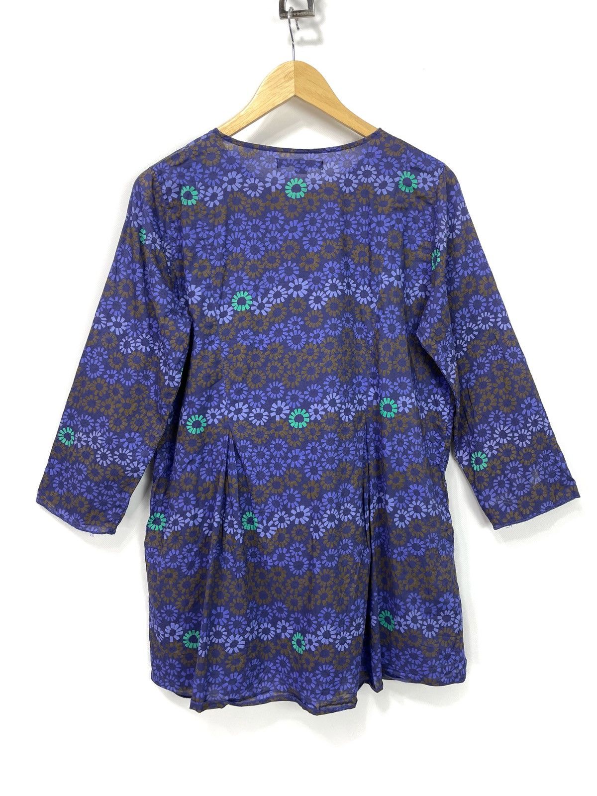 Gudrun Sjoden Gudrun Sjoden Organic Cotton Pocket Tunic Lagenlook Boho Size S / US 4 / IT 40 - 6 Thumbnail