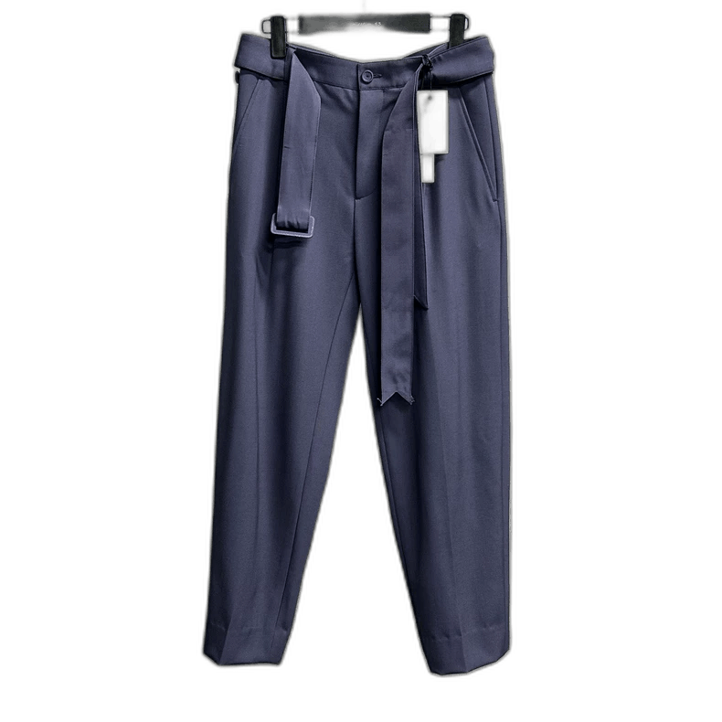 Dior Dior Blue Solid Color Tie Pants Size US 44 / EU 60 - 1 Thumbnail