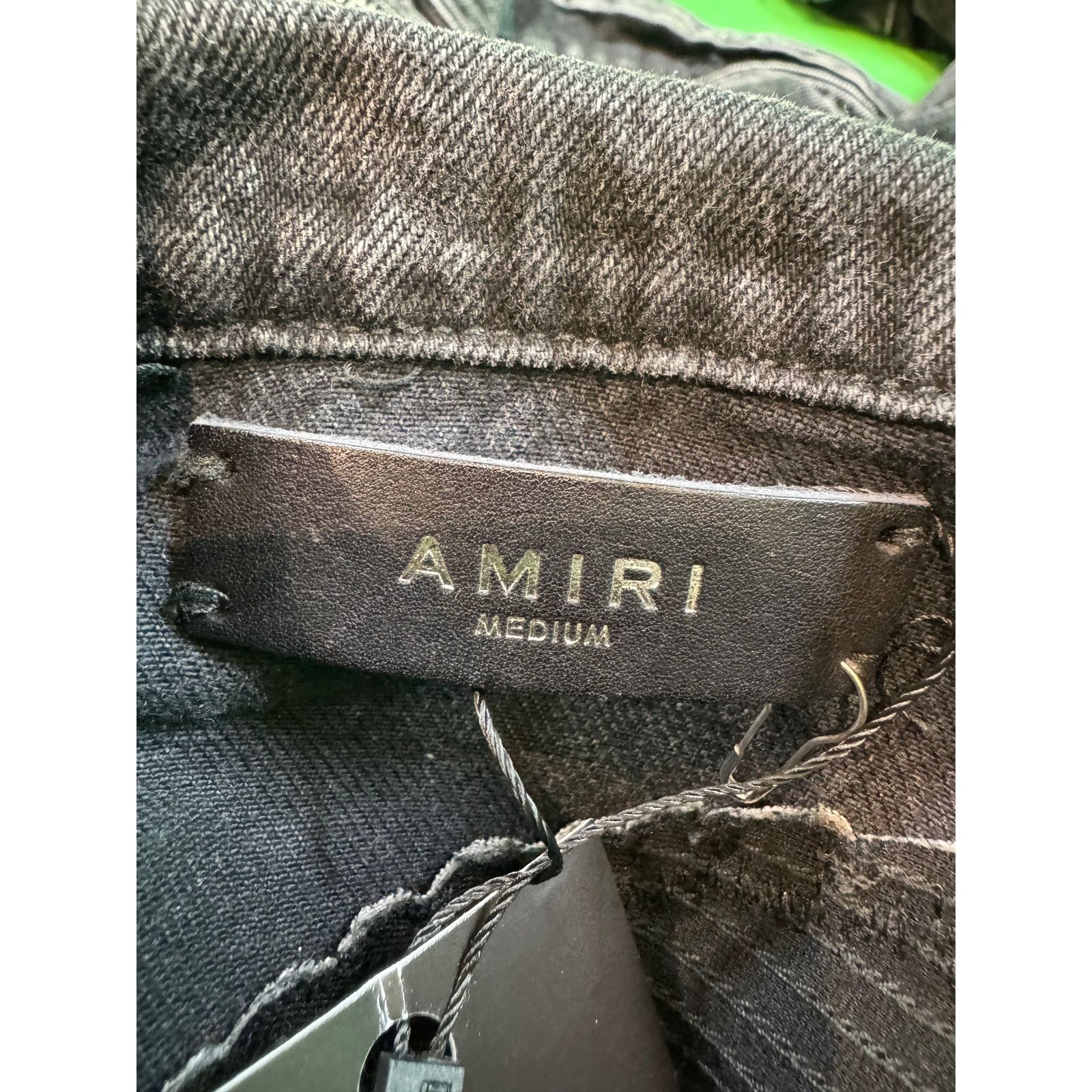 Amiri Amiri MX2 Black Paisley Denim Jacket Size US M / EU 48-50 / 2 - 8 Thumbnail