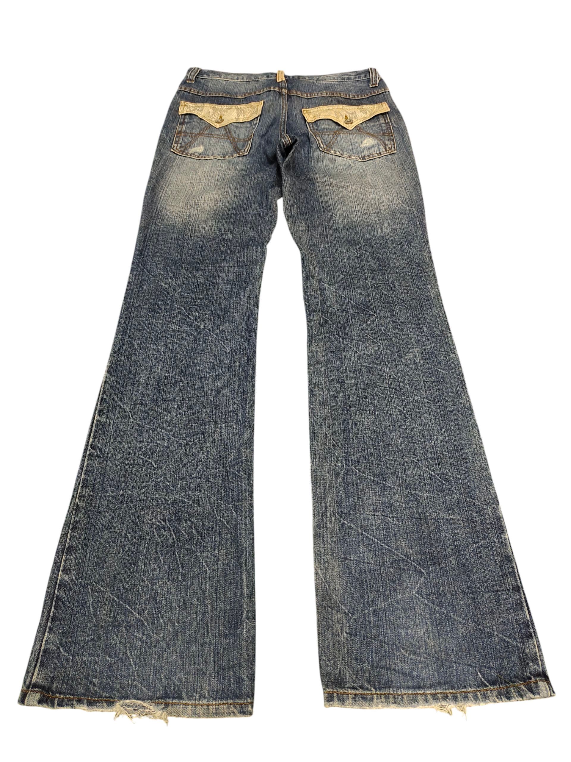 Tornado Mart Flare Jeans Beach Sound Japan Clawmark Distress Bootcut Size US 30 / EU 46 - 2 Thumbnail