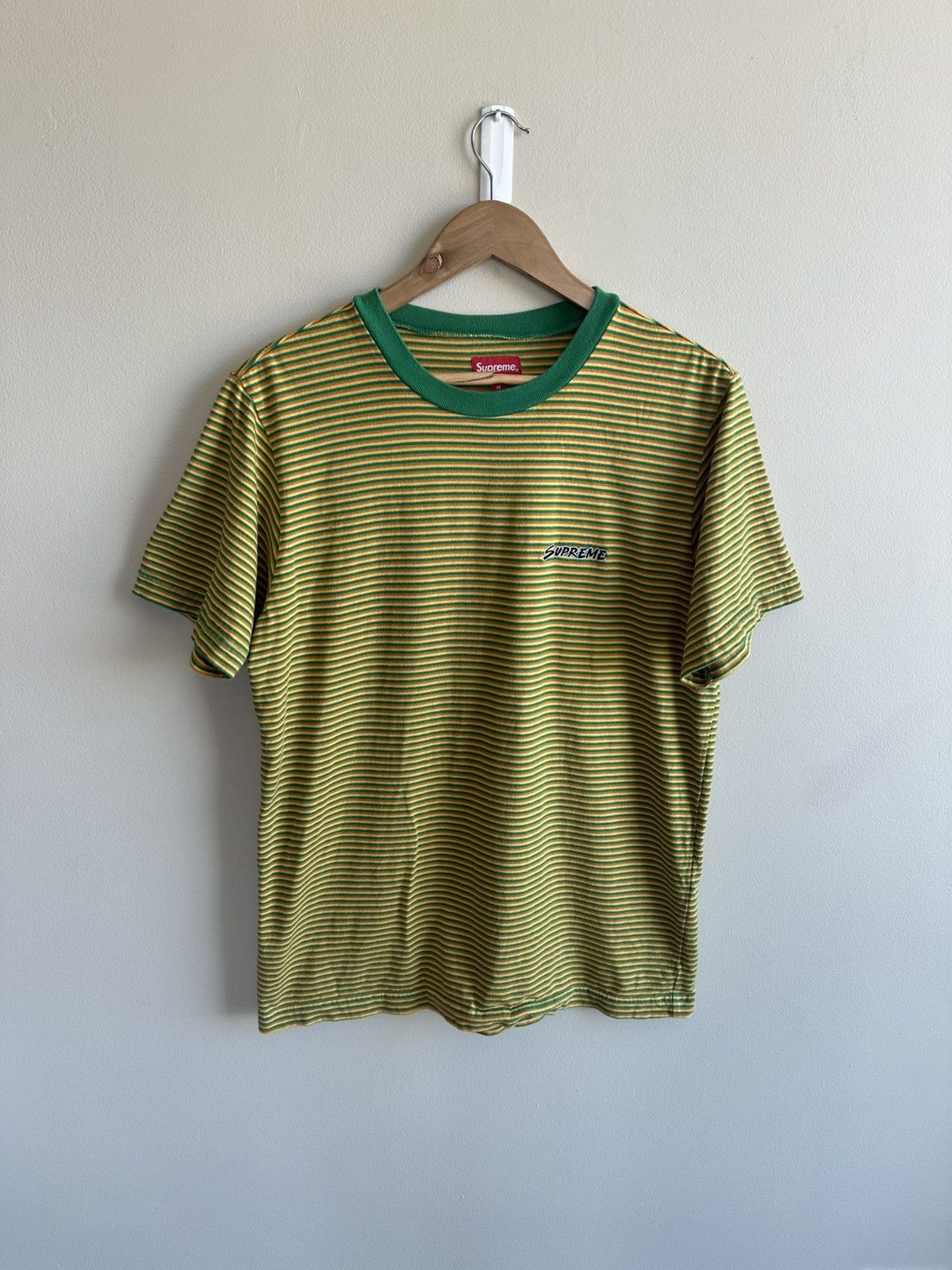 Supreme Supreme SS16 Striped Tee Size US M / EU 48-50 / 2 - 1 Thumbnail