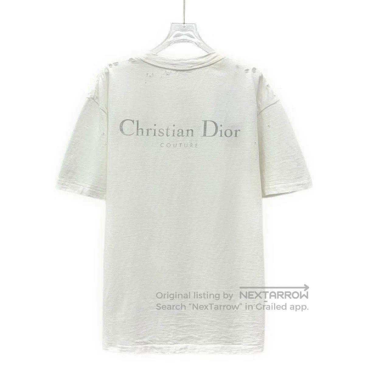 Dior White Distressed Short. Size US M / EU 48-50 / 2 - 2 Thumbnail