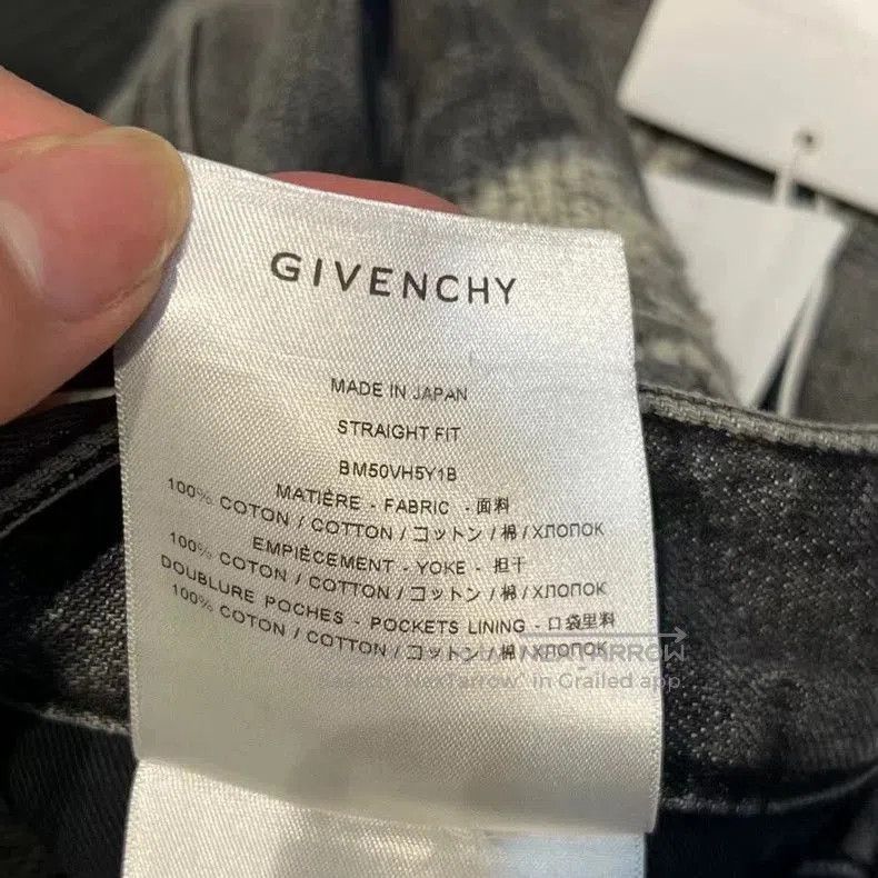 Givenchy Givenchy Black Casual Distressed Denim Pants. Size US 33 - 5 Thumbnail